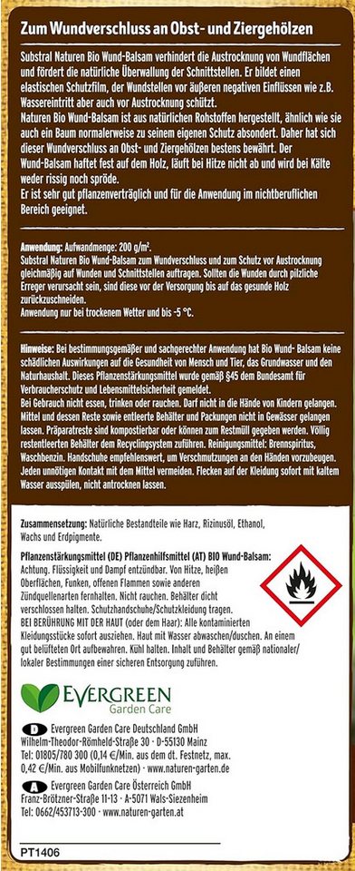 Thumbnail - Evergreen Baum-Wundverschluss Substral Naturen Bio Wundbalsam, Wundverschlussmittel 350 g