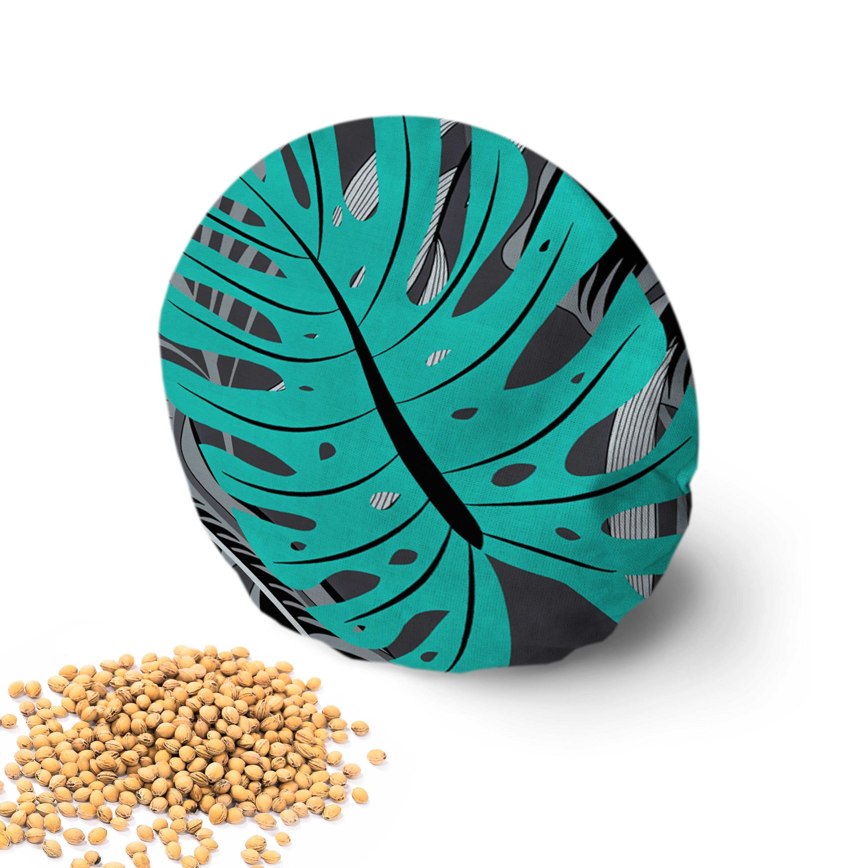 Amilian Подушка из вишневой косточки Mikrowelle - rund ca. 16 cm - Подушки Nacken Schulter, Füllung: 100% Kirschkerne - Bezug: 100% Baumwolle, Грелки, Kältekissen, Подушки für die Mikrowelle, Schulter, Bein und Bauch.