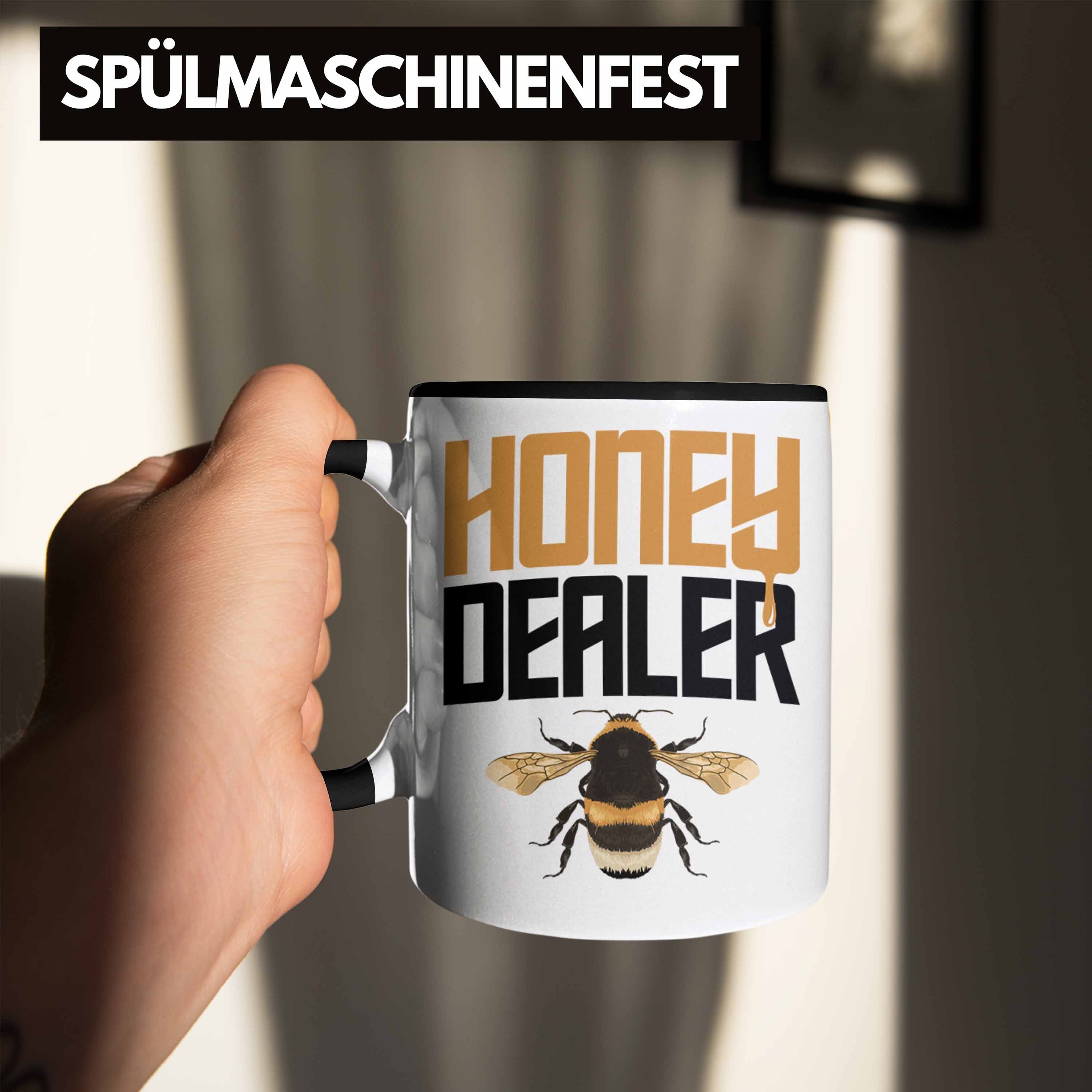 Trendation Honig Bienenzucht Bienenzüchter Schwarz Dealer - Geschenk Kaffeetasse Tasse Bienen Zuebhör Tasse Trendation Imker Geschenkideen