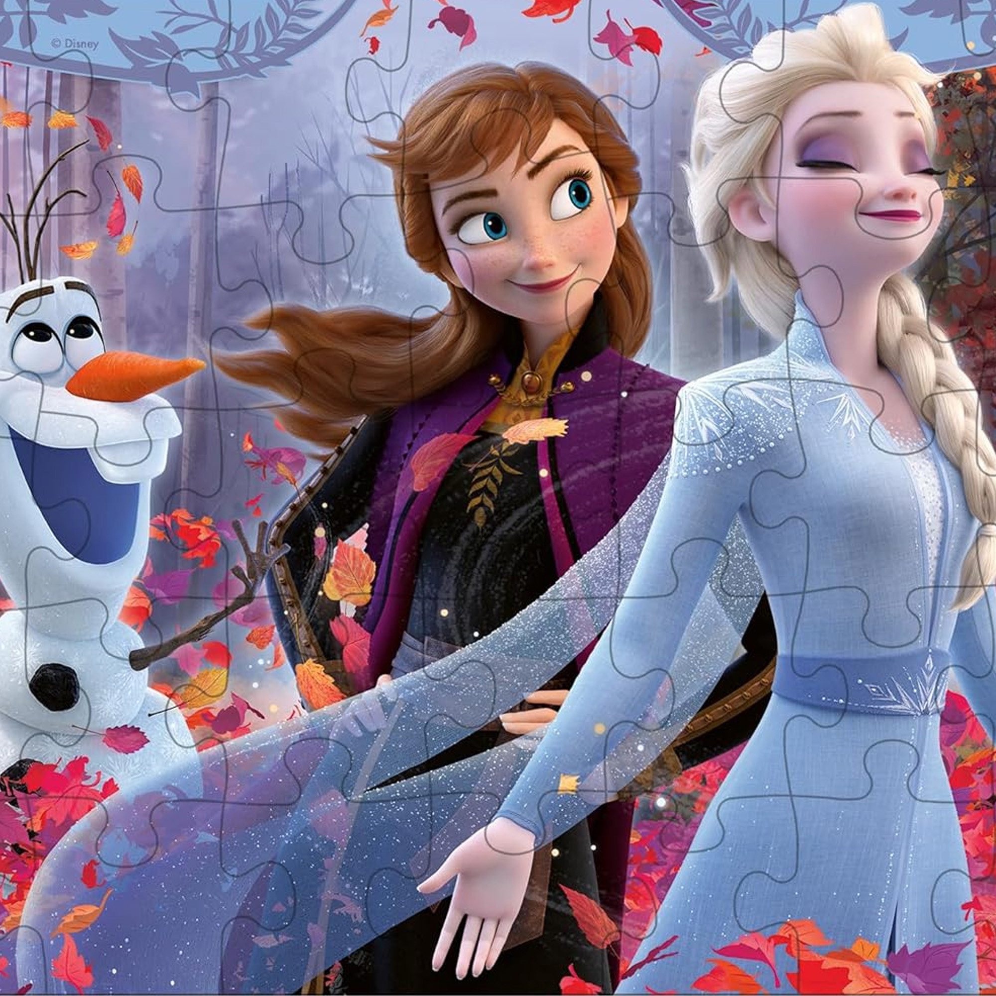 Ravensburger Puzzle für Kinder Die Eiskönigin Magische Natur - Disney Frozen 2, 35 Puzzleteile