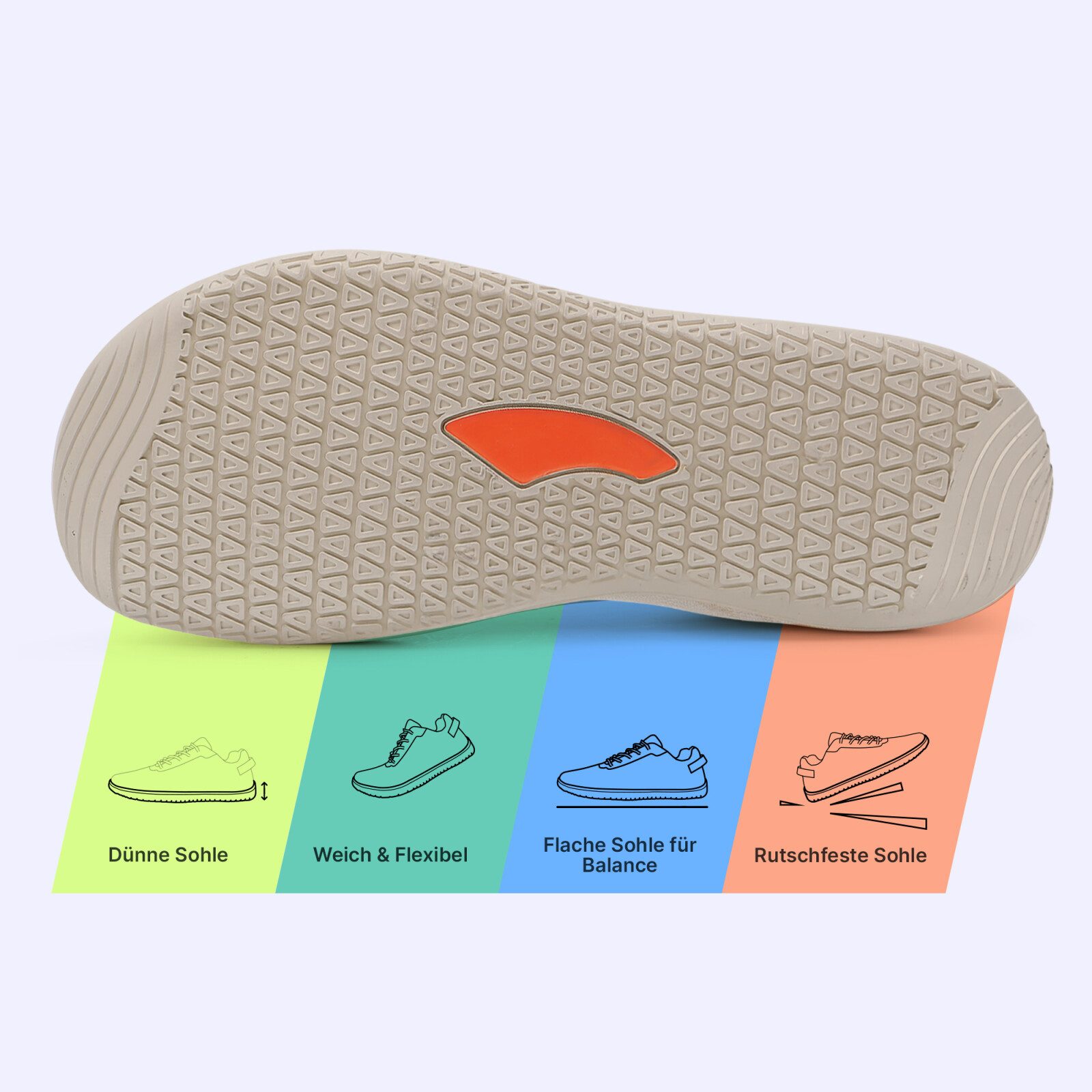 DOTALES Litestep Barfußschuhe Damen & Herren Barfuß Sneaker Barfußschuh Barfuß Sneaker, Minimalschuhe