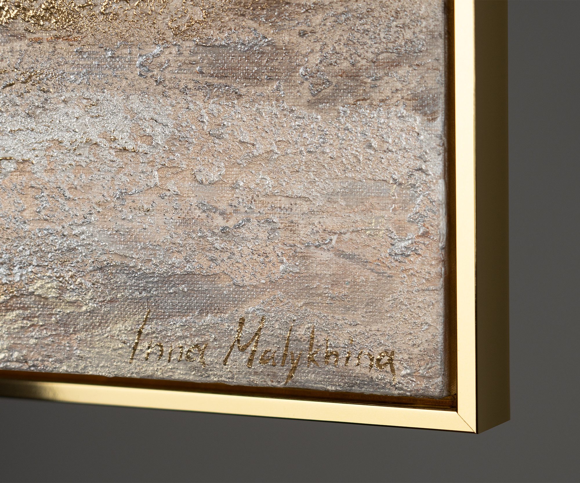 YS-Art Gemälde Meeresleuchten, Abstraktion, Leinwandbild einer Meeresabstraktion mit bewölkter Sonne