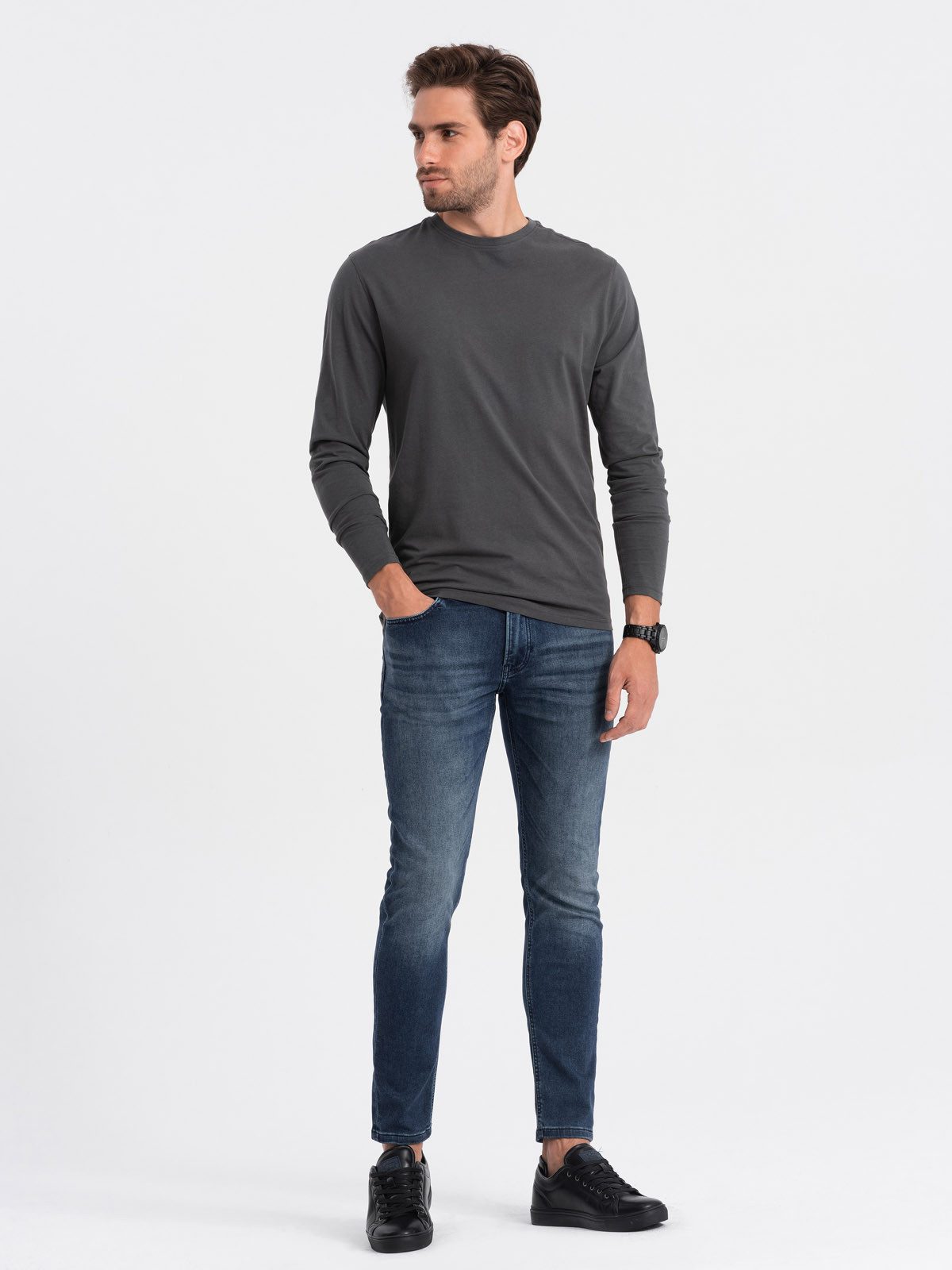 OMBRE Longsleeve Herren- Longsleeve Basic
