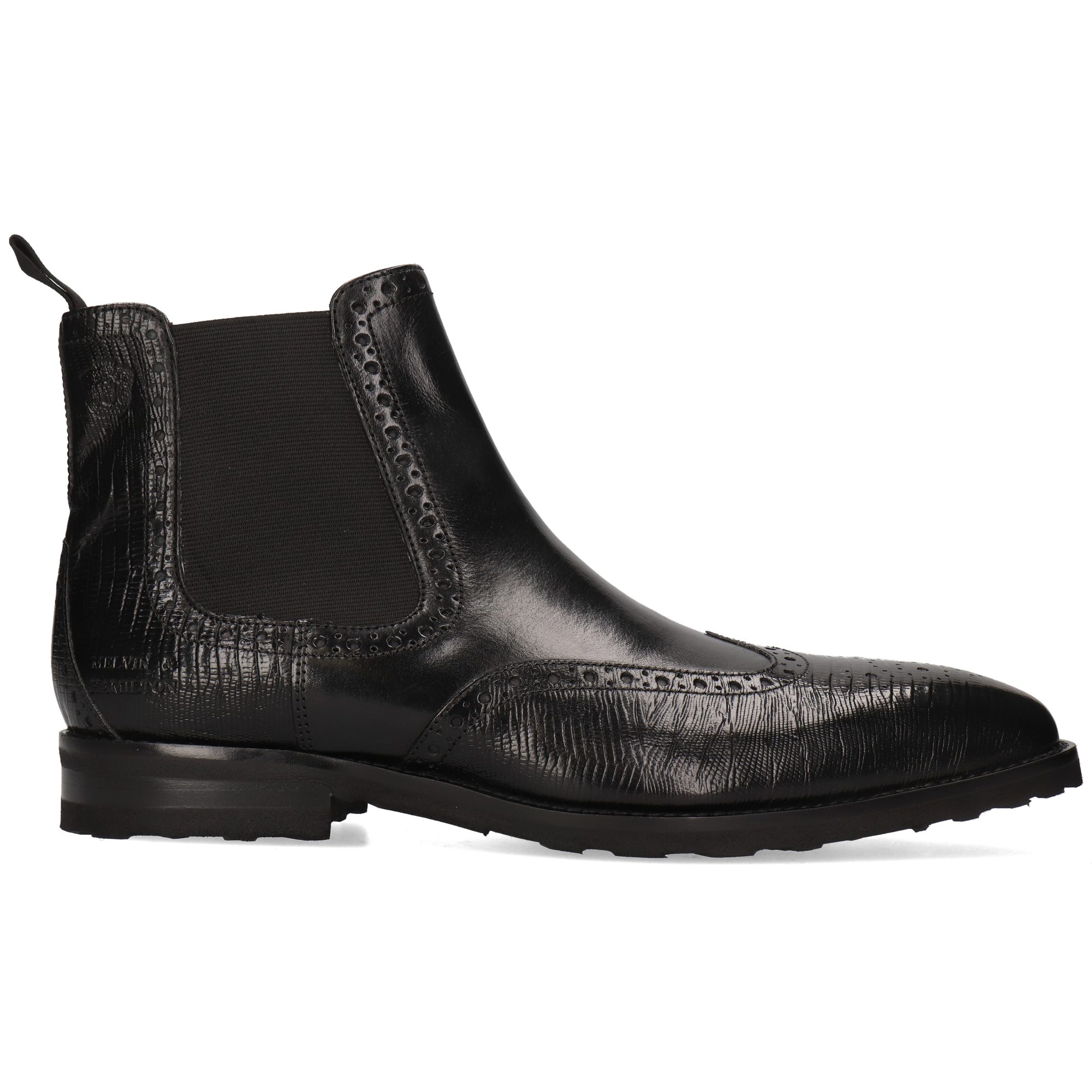 Melvin & Hamilton Flynn 2 Leder-Stiefeletten für Herren Stiefelette Flache Absätze, Echtes Leder, Vegetabile Gerbung