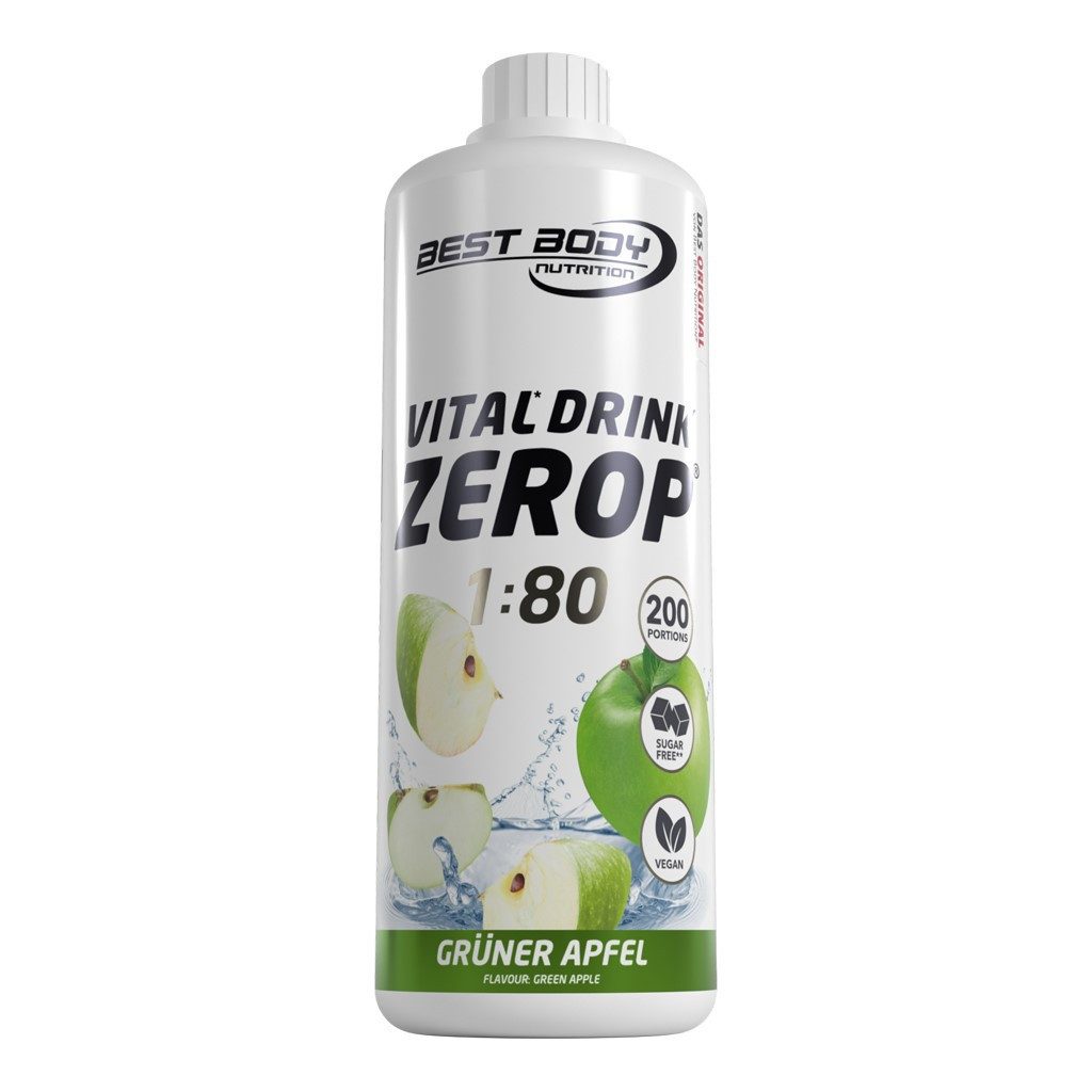 Best Body Nutrition Vital Drink Zerop - 1000 ml Flasche Sirup