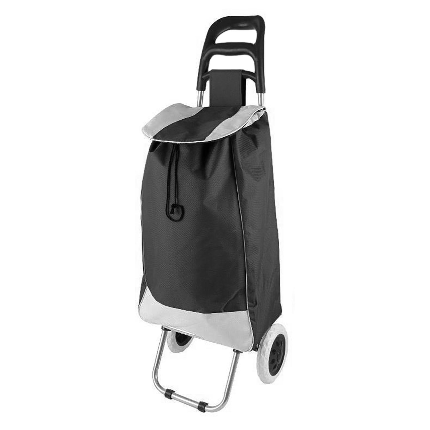 Fachgeschäft Mojawo Reisetasche Einkaufstrolley mit / Schwarz Rädern klappbar