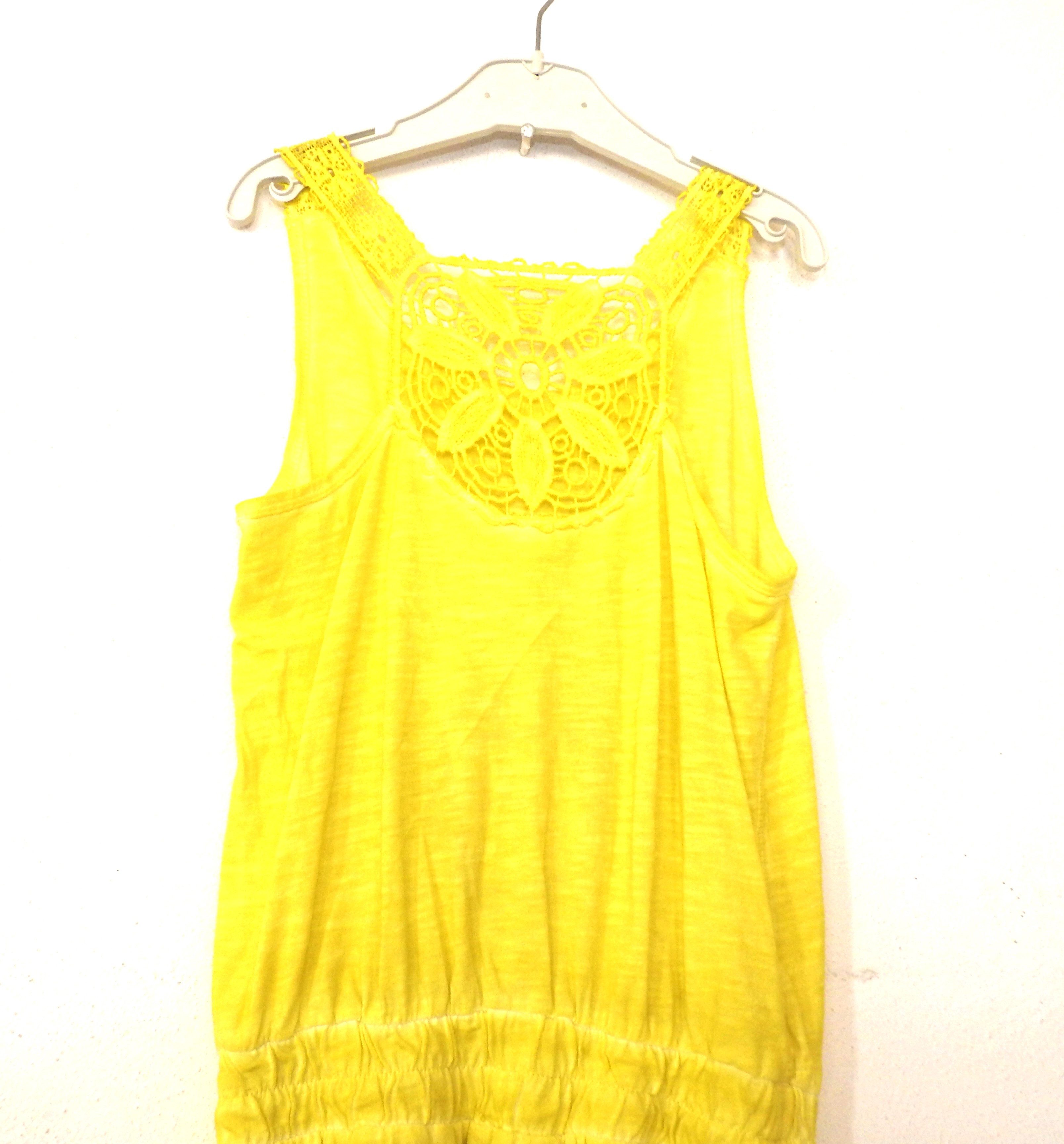 CKS Midikleid Rosetta Lemon Yellow