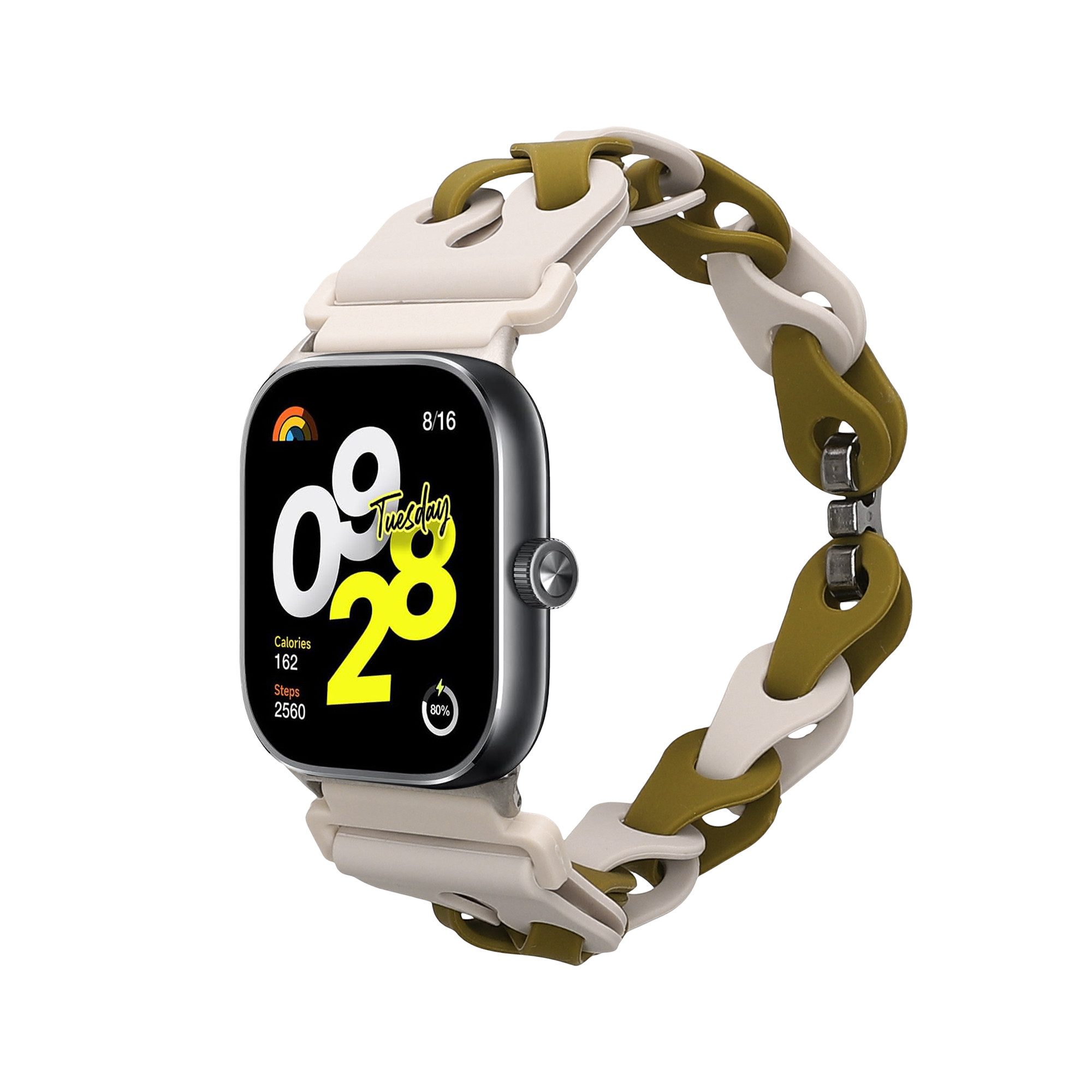 kwmobile Ersatzarmband für Xiaomi Smart Band 8 Pro / Band 9 Pro / Redmi Watch 5 Smartwatch, 1-tlg., Silikon Band für Fitnesstracker 14 - 22 cm Innenmaße