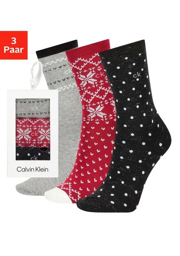 Calvin Klein Socken (Packung) in ansprechender Verpackung