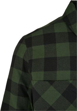 URBAN CLASSICS Langarmhemd Urban Classics Herren Padded Check Flannel Shirt (1-tlg)