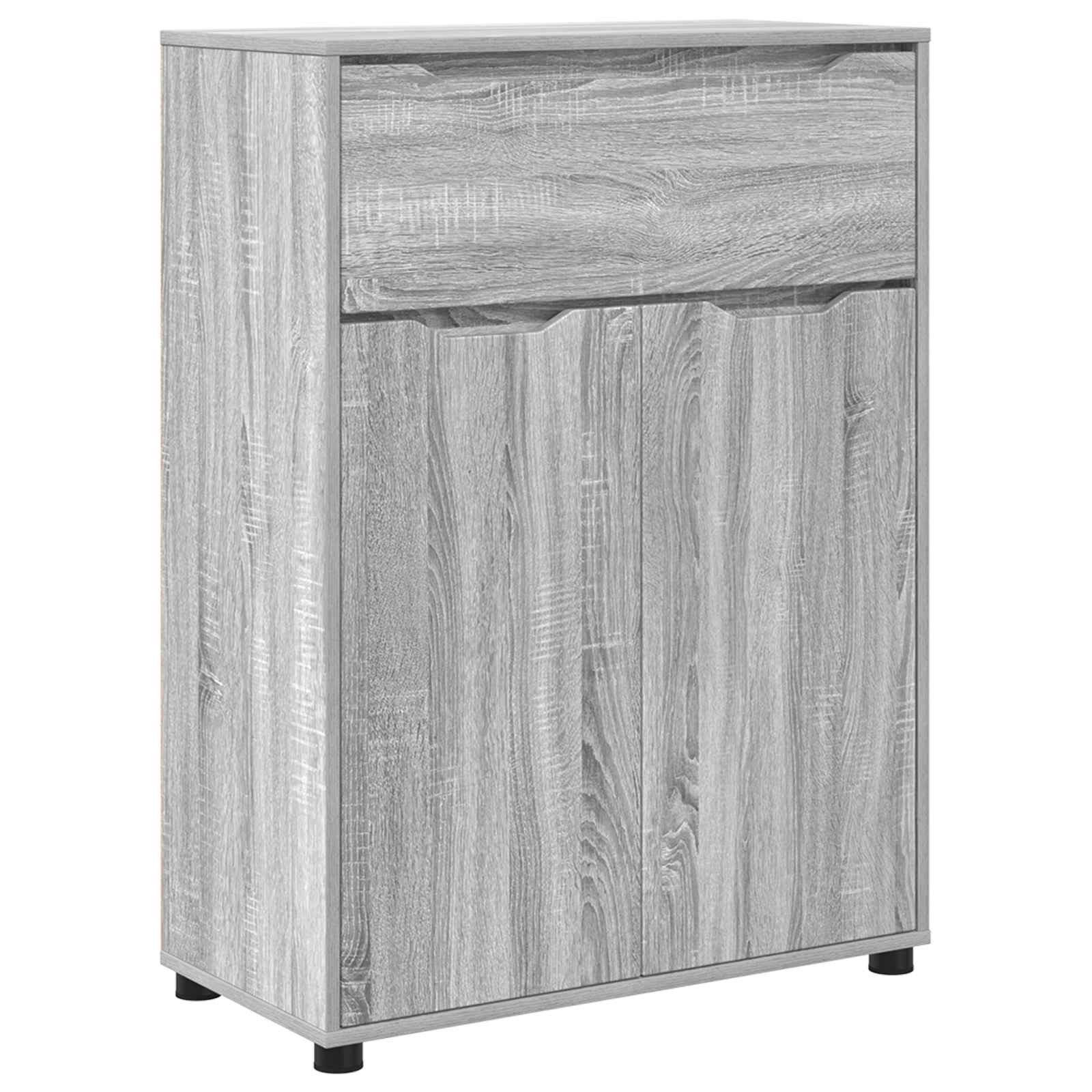 Badezimmerspiegelschrank Badezimmerschrank mit Regal Graues Sonoma 72,5 x 36,5 x 100 cm
