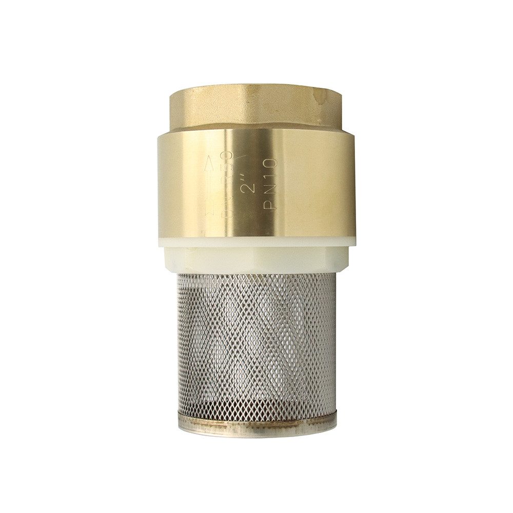 Auslaufventil Fußventil DN50 2" Messing Saugfilter Ansaugfilter Saugleitung