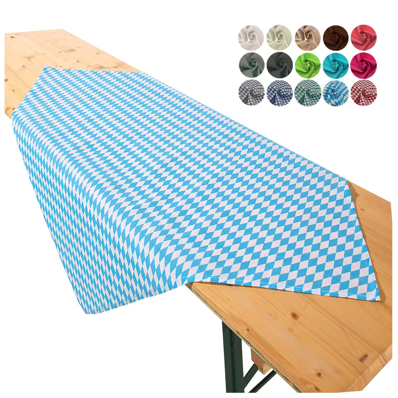 heimtexland Tischdecke Biertischdecke Garten Tischdeko Bierzeltgarnitur günstig online kaufen