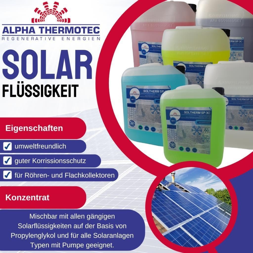 Alpha Thermotec Solarflüssigkeit Konzentrat, bis -58 °C, 10 l