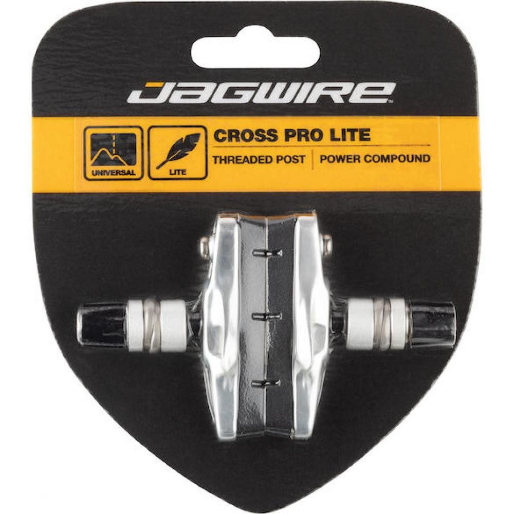 Jagwire Felgenbremse Jagwire Cross Pro Cartridge Bremsschuhe V-Brake 48g Silber - Optimale