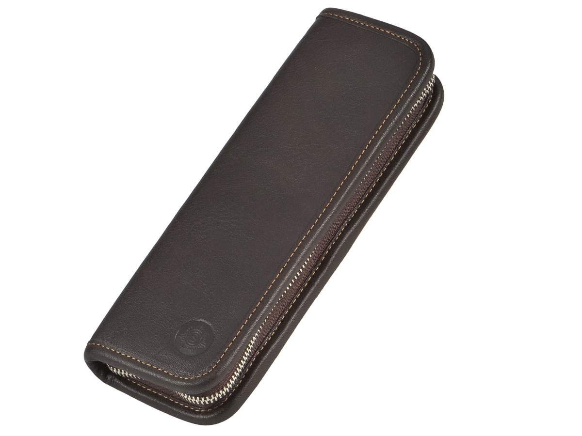 Sonnenleder Schreibgeräteetui Böll, Stiftetui, Federtasche, süddeutsches Rindleder