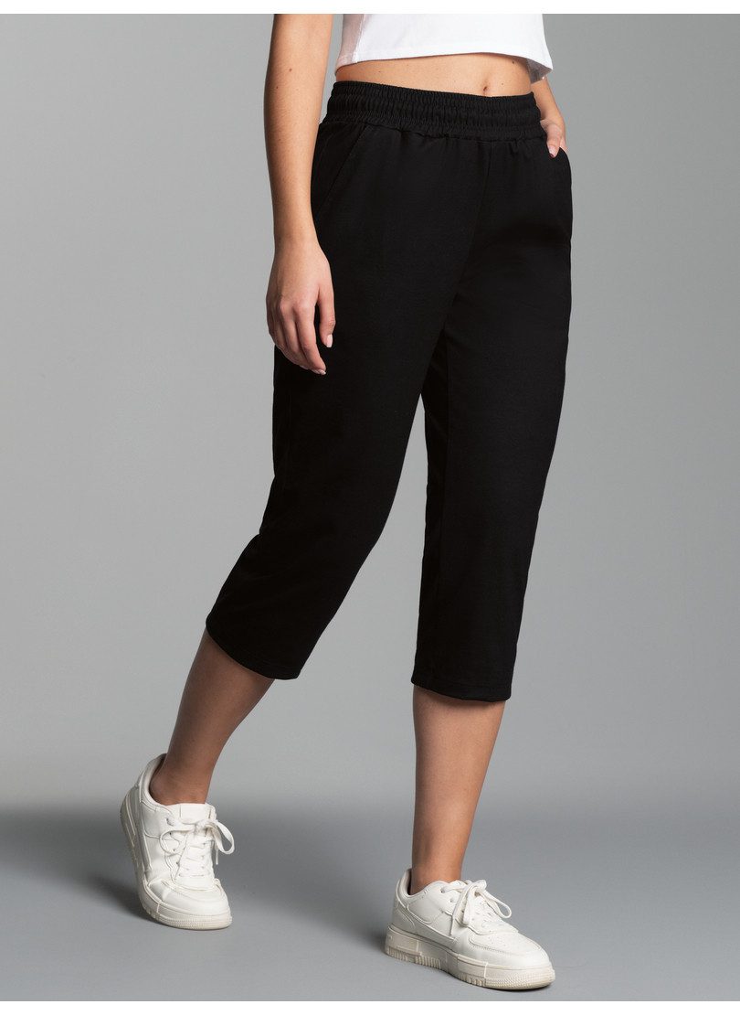 Trigema Jerseyhose TRIGEMA 3/4 Freizeithose (1-tlg)