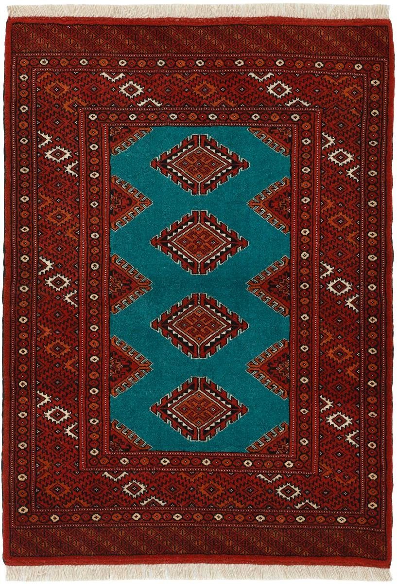 Orientteppich Turkaman 87x121 Handgeknüpfter Orientteppich / Perserteppich, Nain Trading, rechteckig, Höhe: 6 mm
