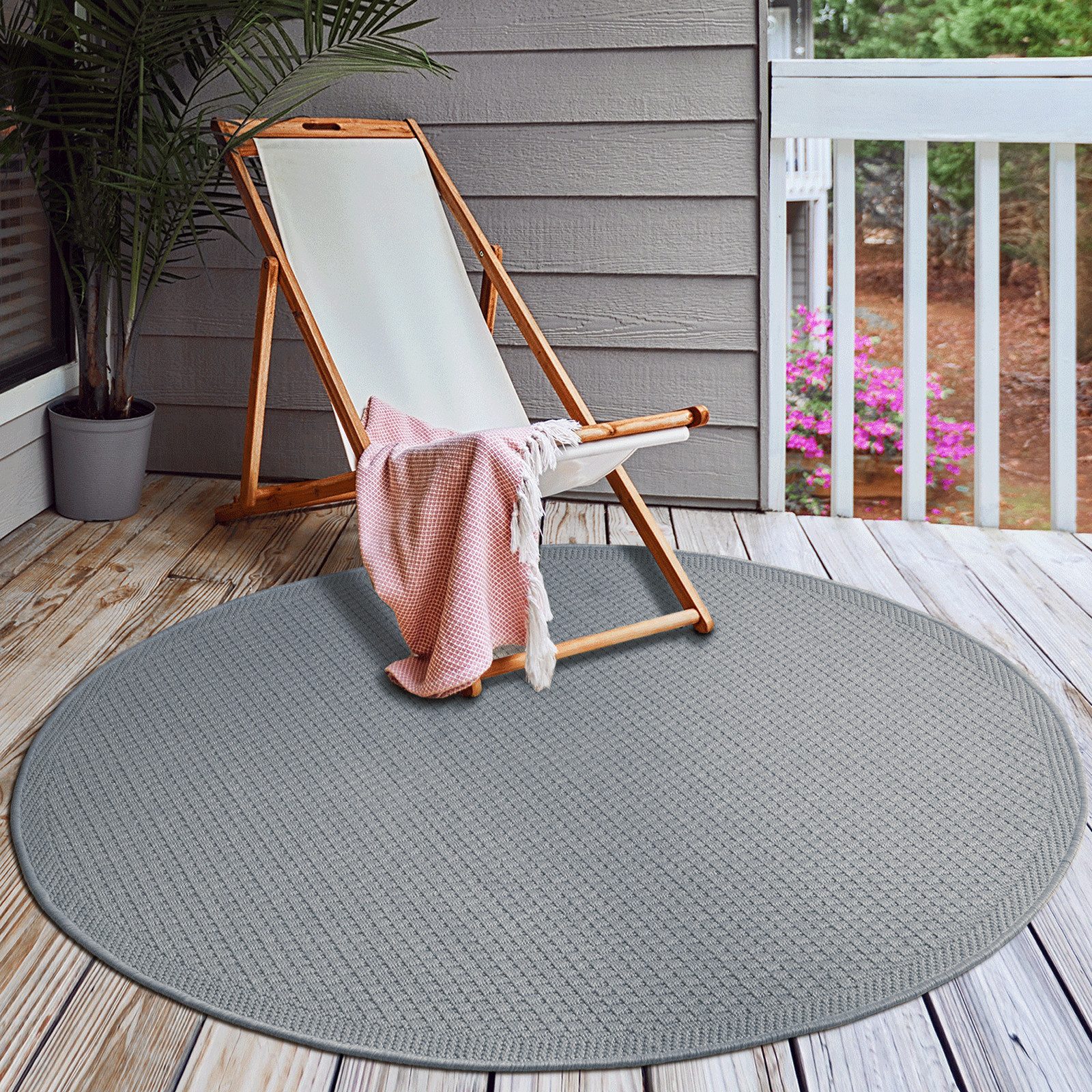the carpet Teppich Toulose, rund, Höhe: günstig online kaufen