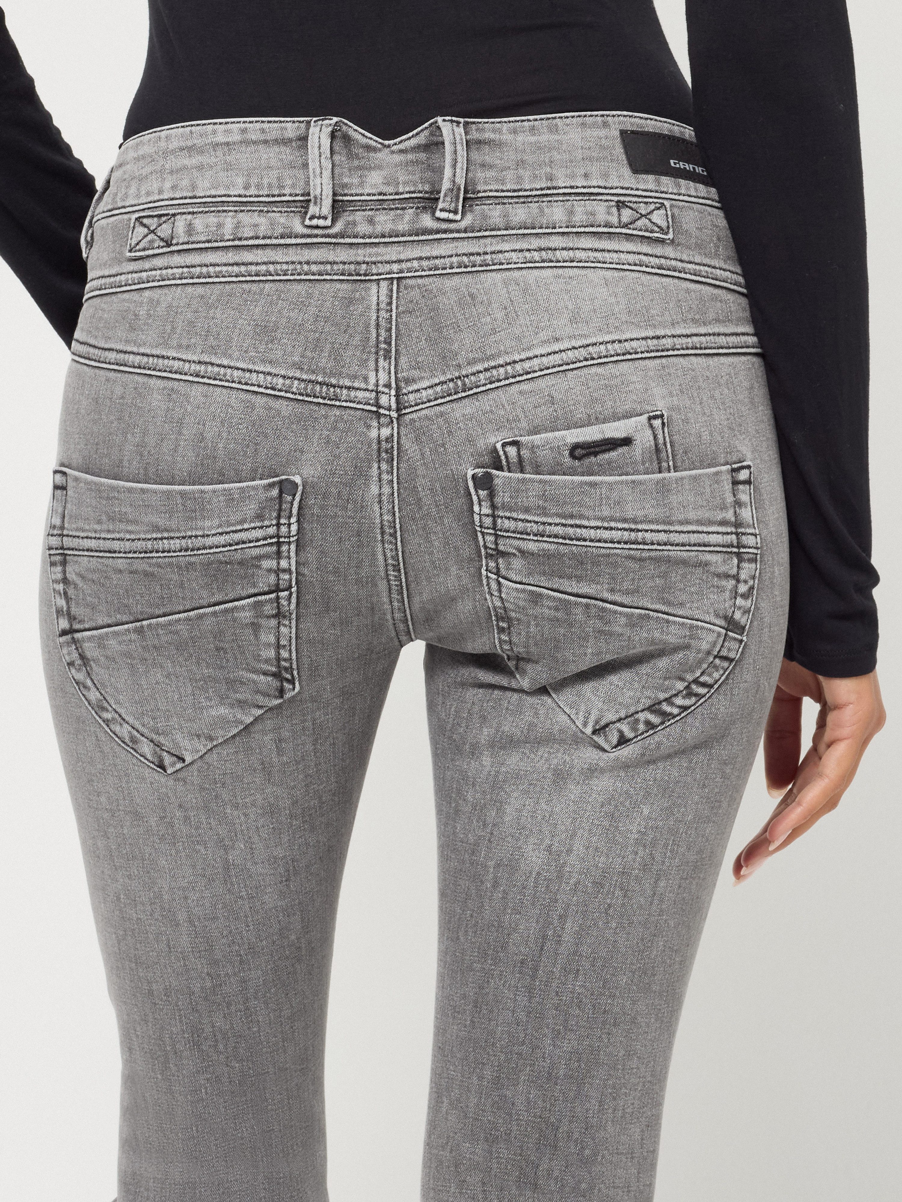 GANG Slim-fit-Jeans 94MARGE mit besonderem 4-Knopf-Verschluss