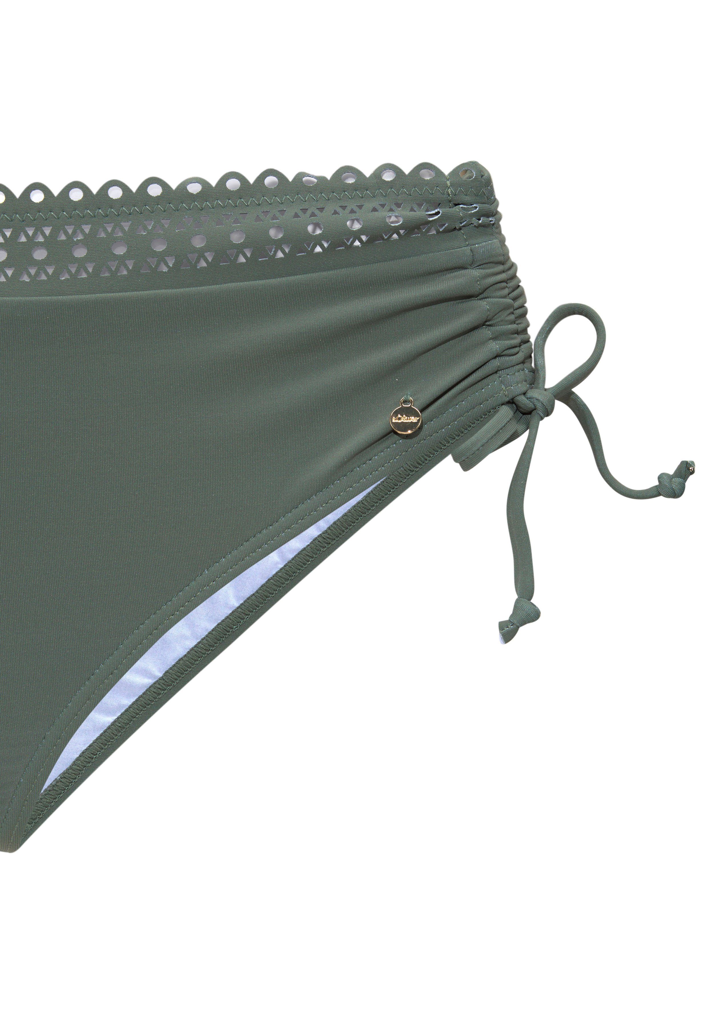 s.Oliver Bikini-Hose Aiko mit Häkeloptik