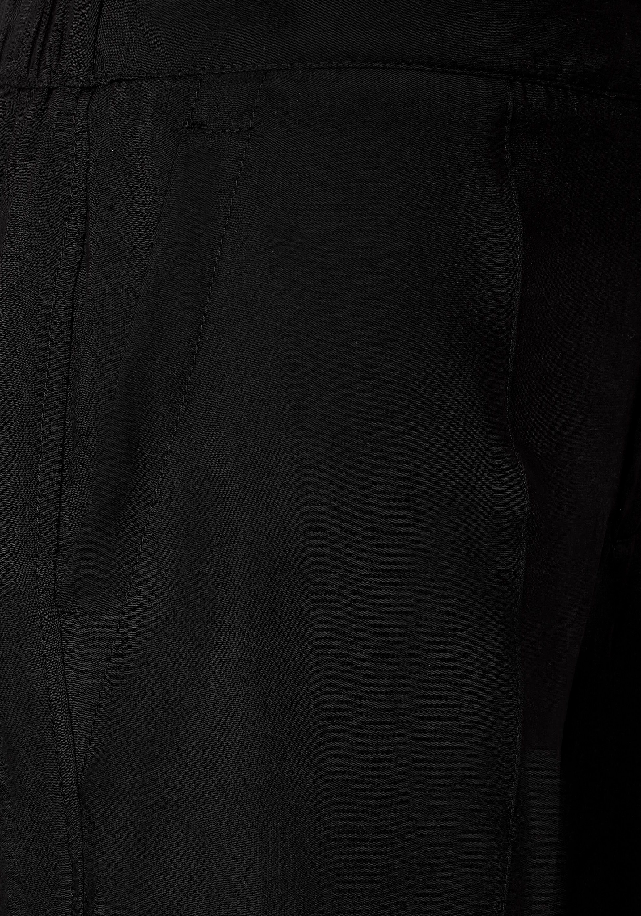 STREET ONE Webhose mit Gesäßtaschen black