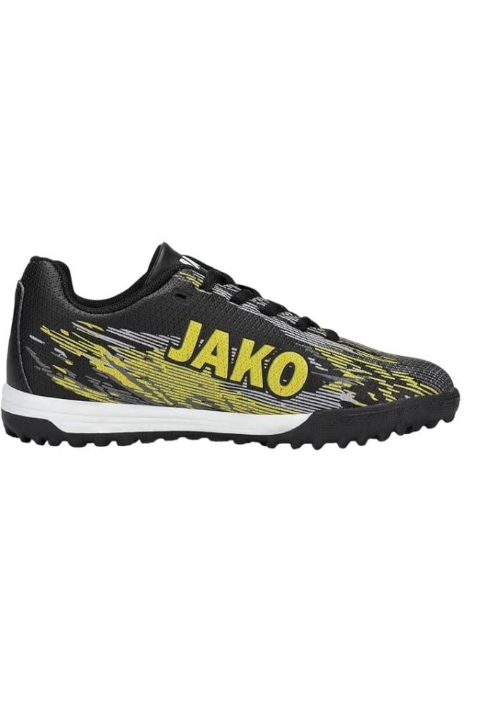 Jako J-ST Stepover (Kunstrasen, Hart-Aschenplätze) schwarz/neongelb Herren Fußballschuh