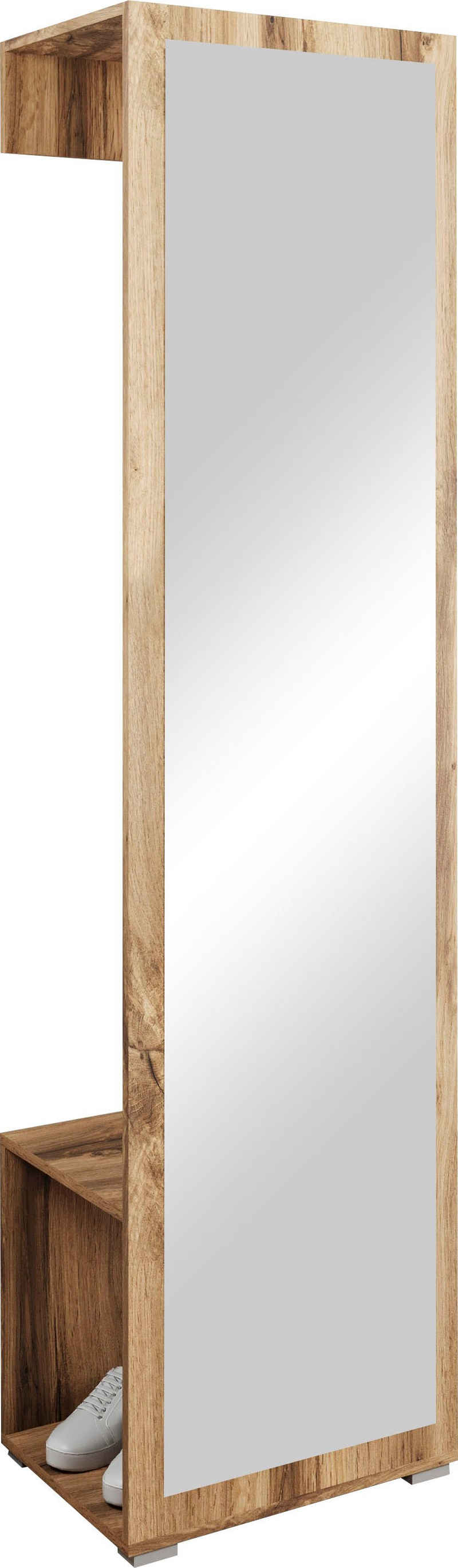 INOSIGN Spiegelschrank Paris mit 1 Kleiderstange und 1 Frontspiegel (Höhe 190 cm)