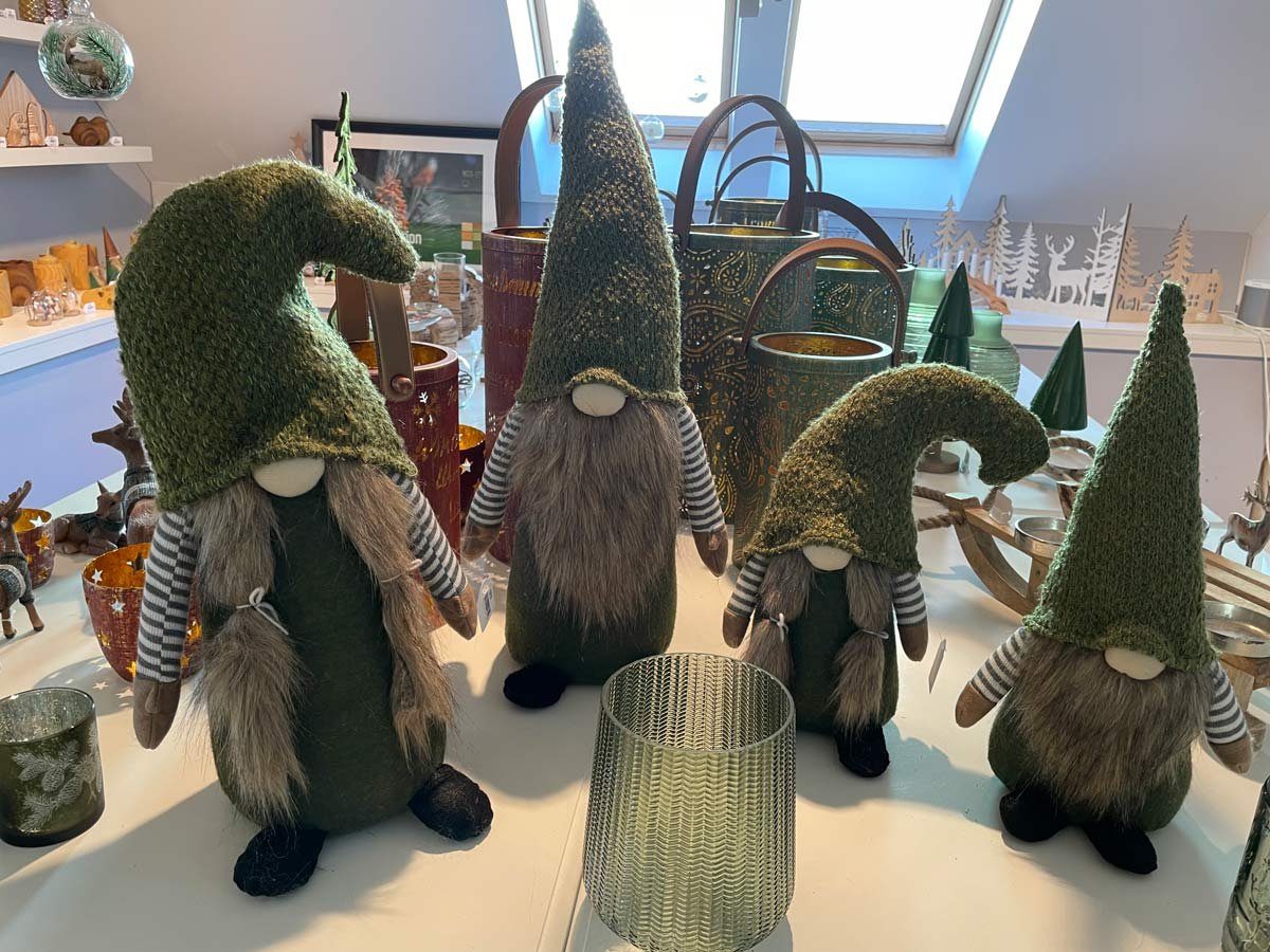 RIFFELMACHER & WEINBERGER Christbaumschmuck Dekofigur Wichtelfrau 'Frieda' - 50 cm Grün, 1013 – Bild 2 von 2
