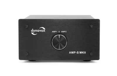 Dynavox AMP-S MKII Verstärker (Verstärker- und Boxen-Umschalter, Metall-Gehäuse, Bananen-Buchsen)