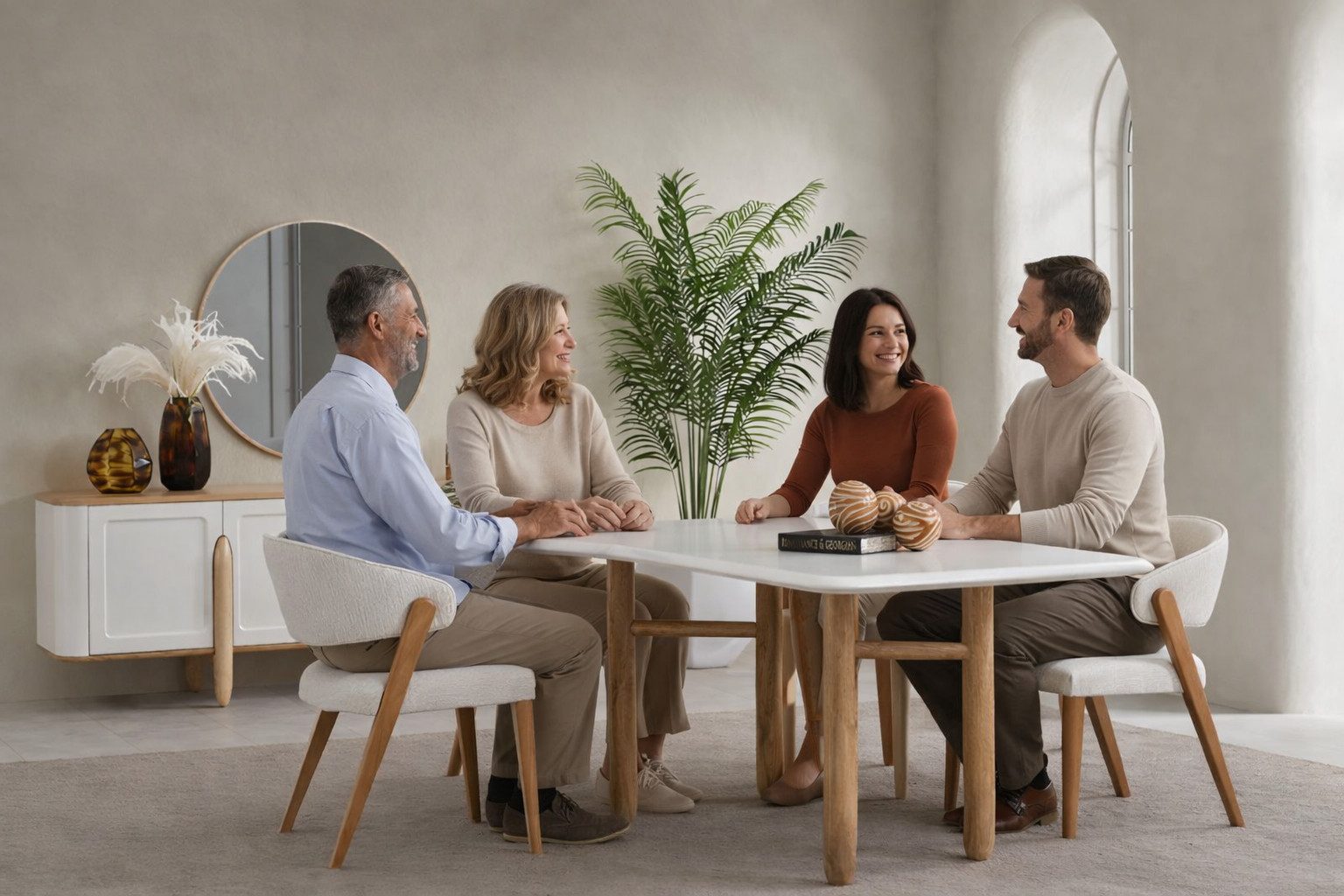 JVmoebel Esstisch Eleganter Esszimmertisch Hochwertiger Holztisch Edle Weiße Platte, Made in Europa