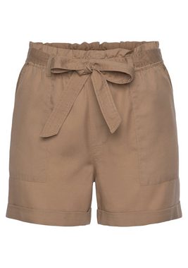 Buffalo Shorts (mit Bindegürtel) im Paperbag-Stil, Gummizugbund, kurze Hose