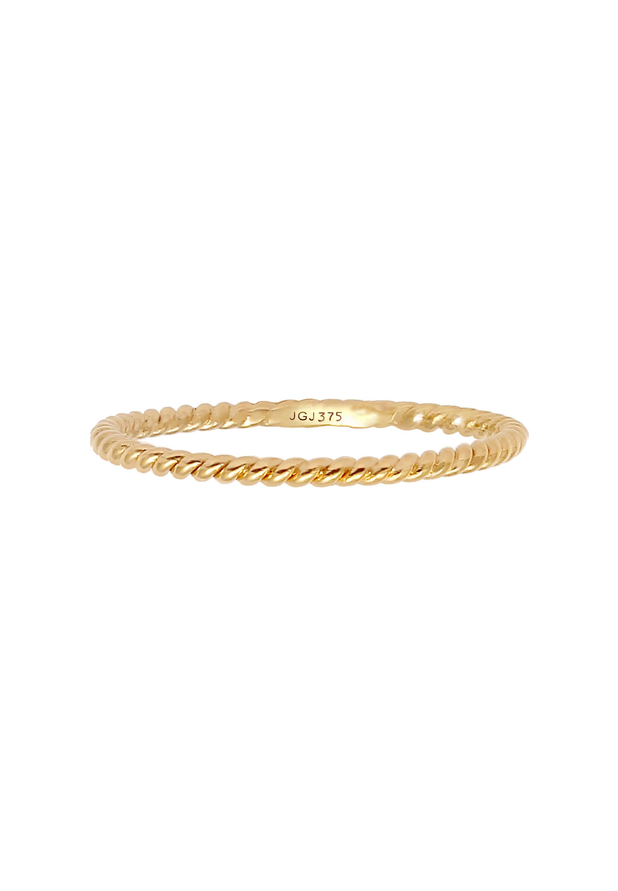 Elli Premium Fingerring Gedreht 375 Gelbgold günstig online kaufen