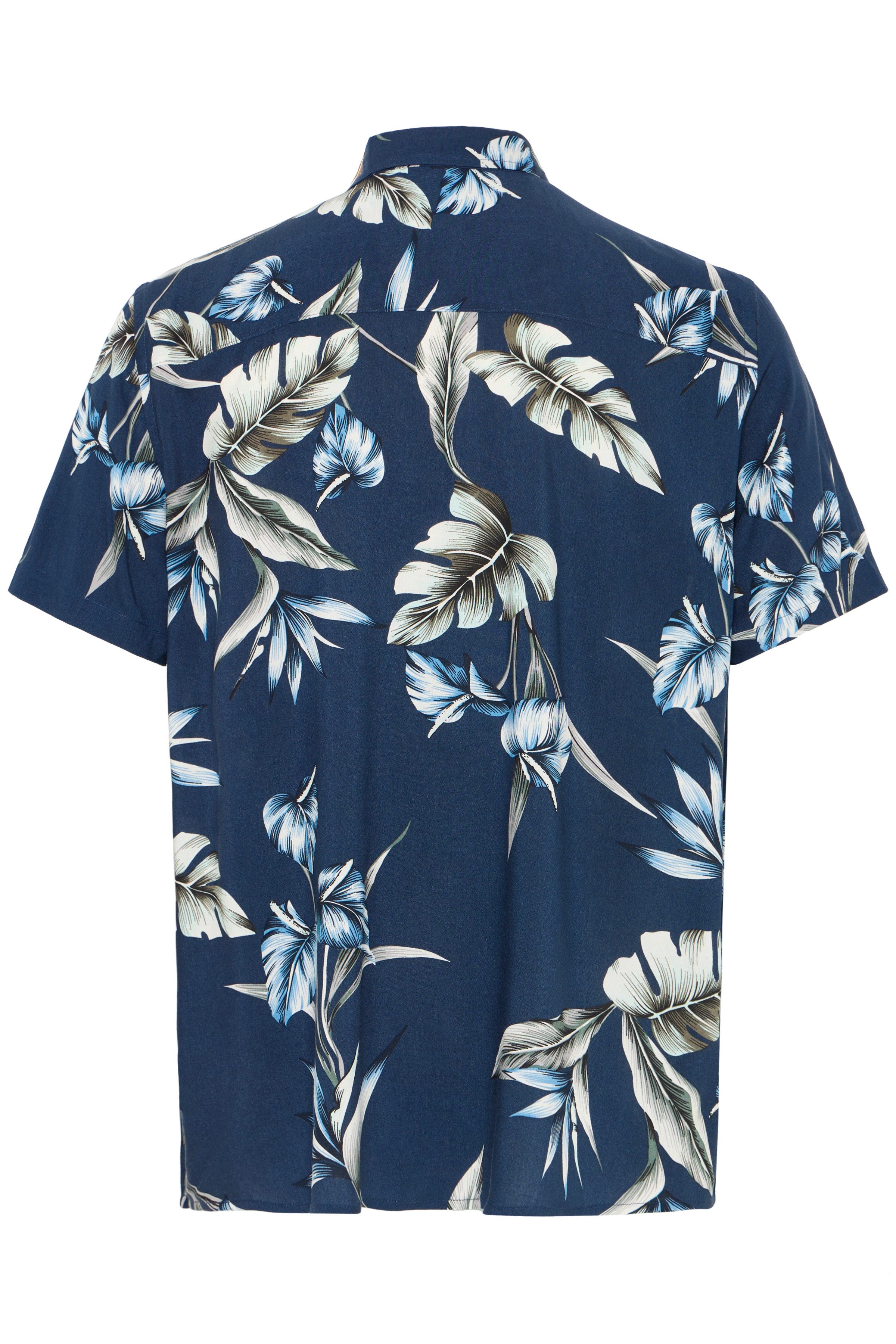 Blend Kurzarmhemd BHAMELO SHIRT PRINT lockere Passform, mit geblümtem Print, aus Viskose