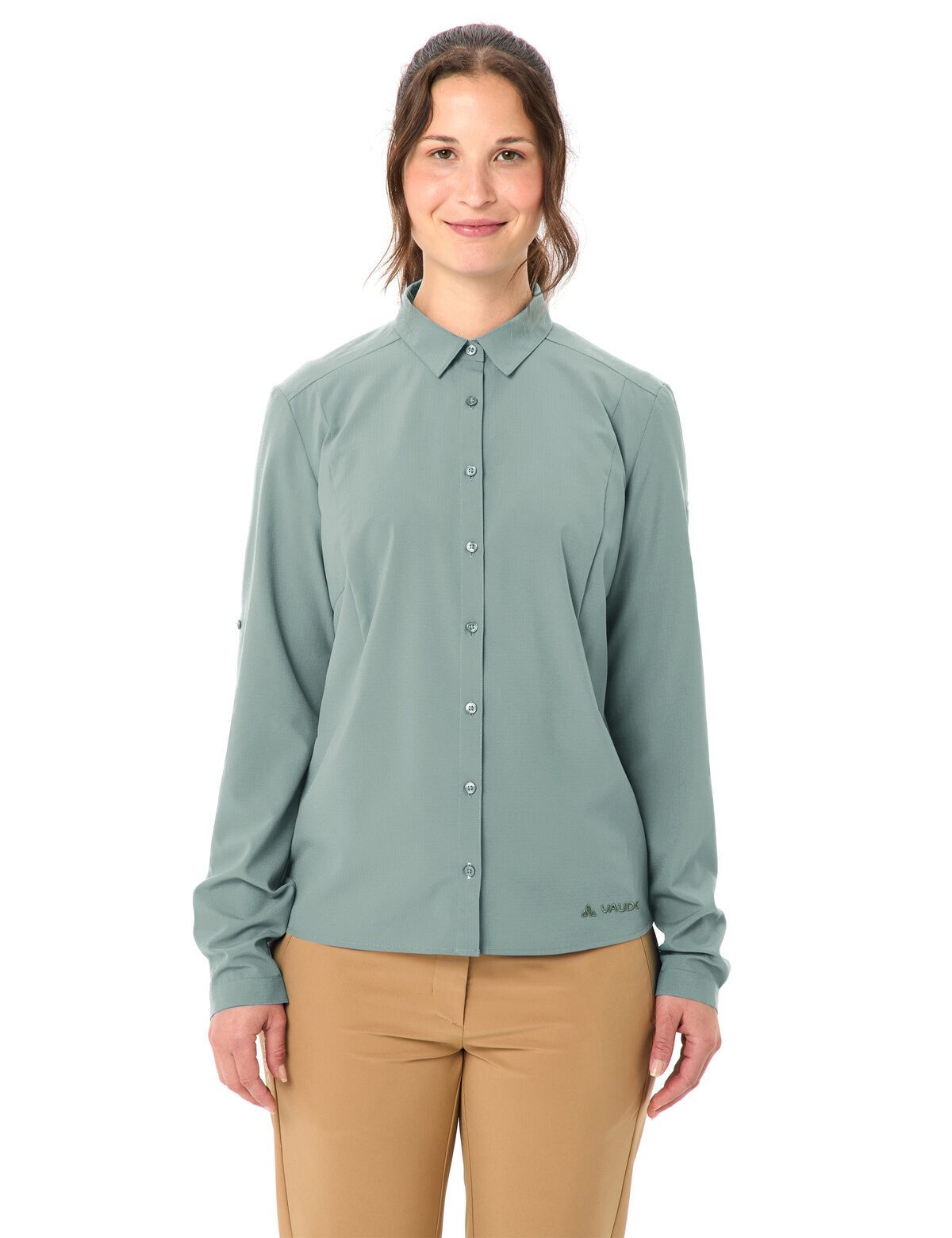 VAUDE Funktionshemd Women's Rosemoor LS Shirt IV (1-tlg) pflegeleichte und schnelltrocknende Bluse
