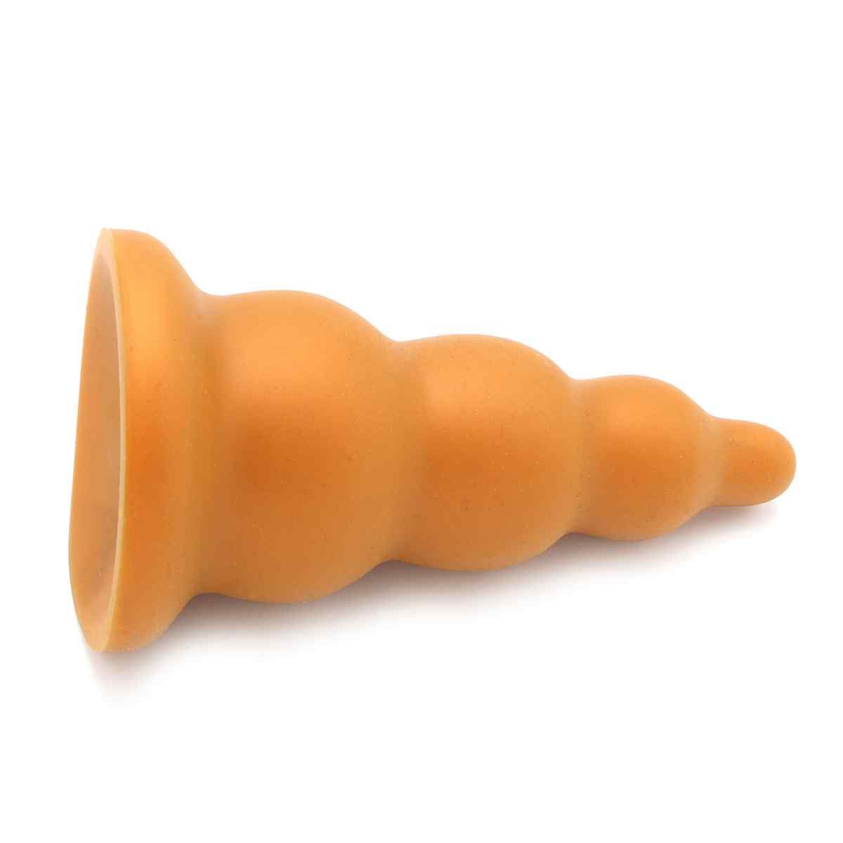 KIOTOS Analplug Goldplay - 9,5 Silikondildo cm, elastischer L Blob