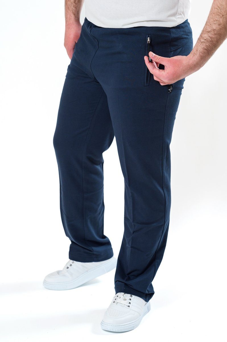 Klein Jerseyhose Authentic Kurzgröße marine Übergröße Herren Baumwolle, Jerseyhose 100% &