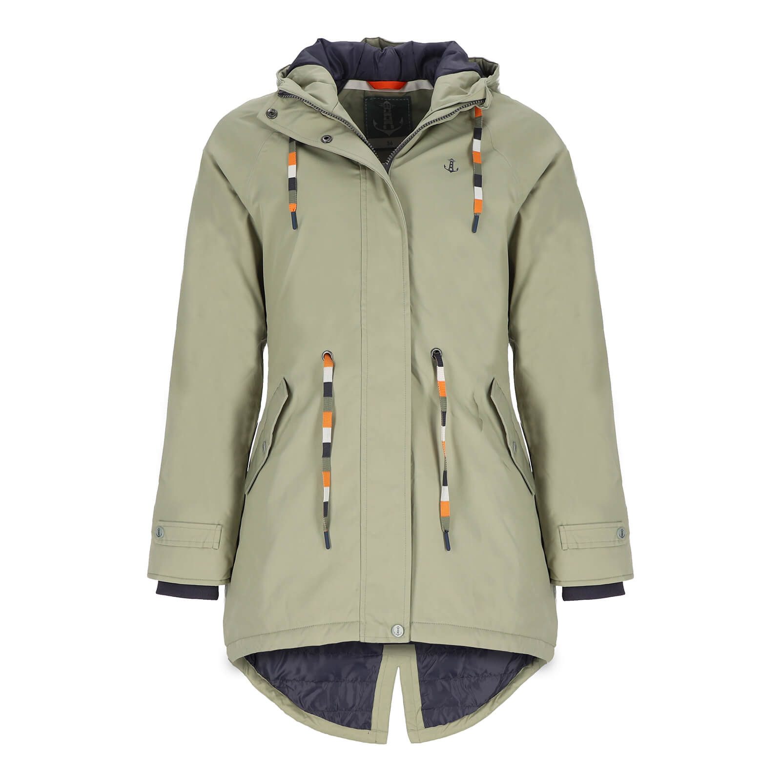Leitfeuer Funktionsjacke 50952 Damen Outdoor-Jacke mit wattiertem Steppfutter, Kapuze und Taillenzug