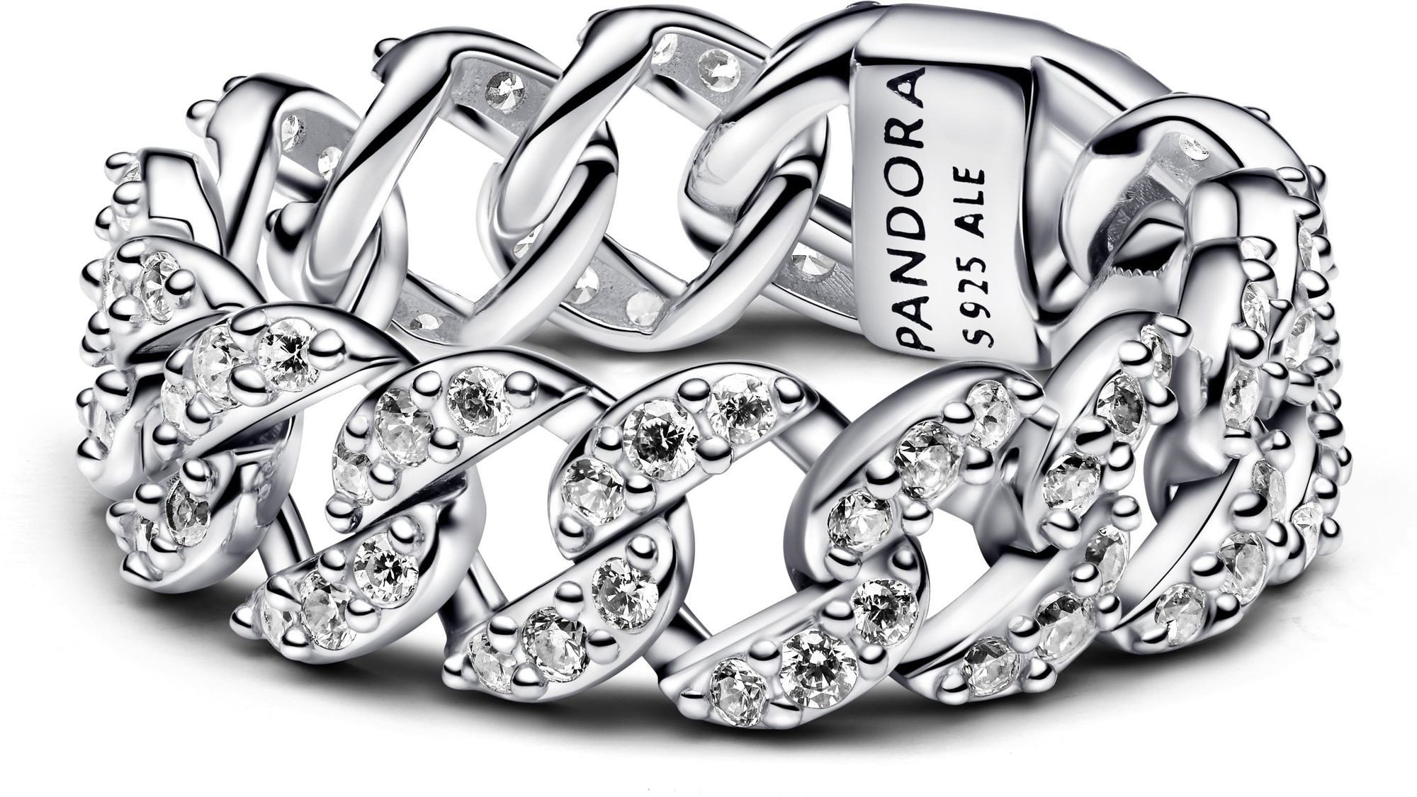 Pandora Fingerring Pandora Sterling silver Cubic Zirconia Clear 193557C01 D günstig online kaufen