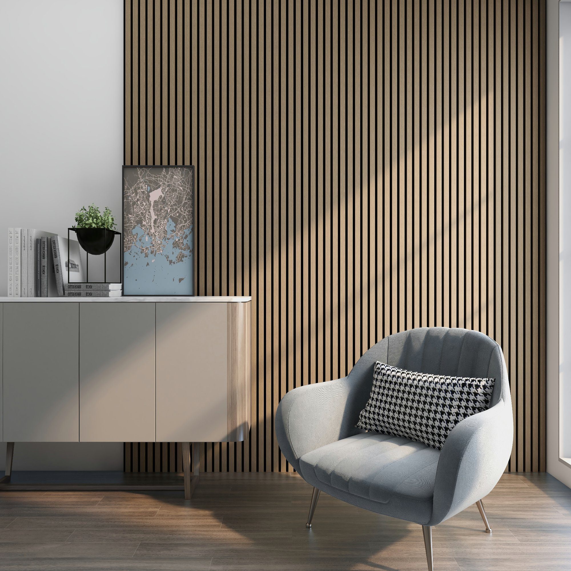 neu.holz 3D Wandpaneel, (Set, 8-tlg) »Vang« günstig online kaufen