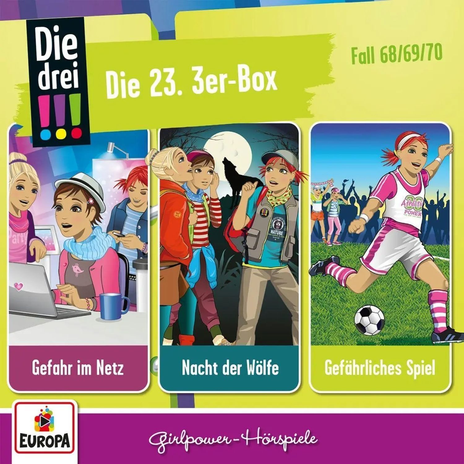 United Soft Media Hörspiel drei !!! 3er Box - Folgen 68-70