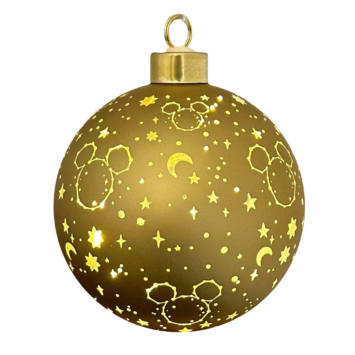 Disney LED Dekolicht Mickey Mouse Weihnachtskugel 10 cm beleuchtet Weihnachtsschmuck, LED fest integriert