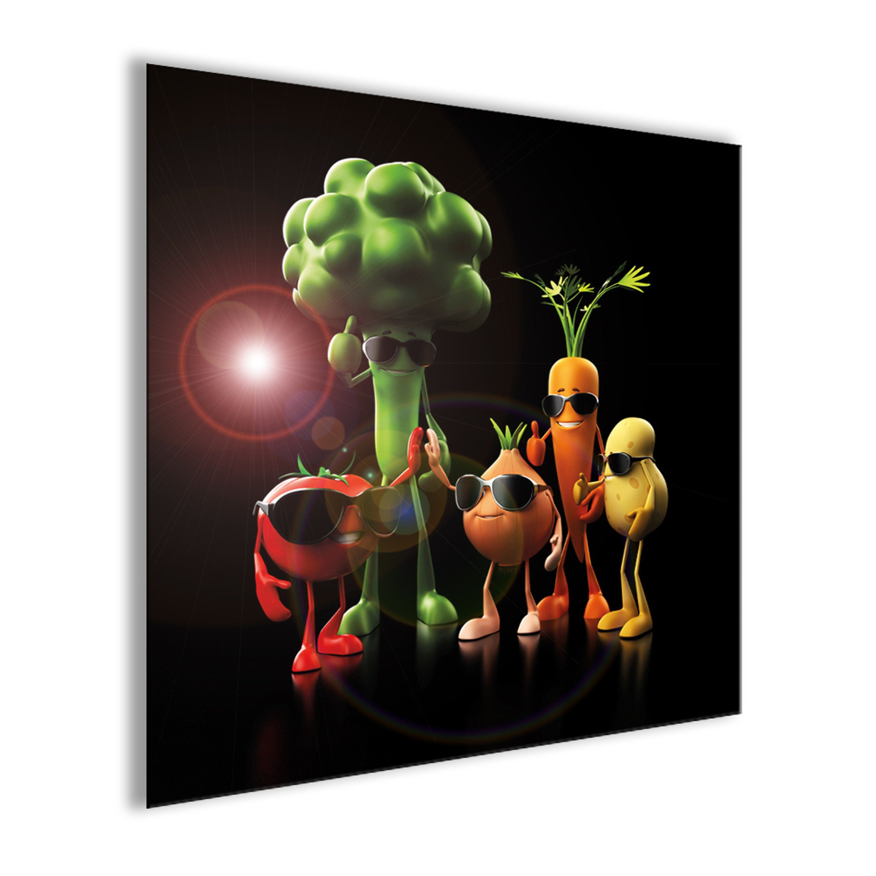 artissimo Glasbild Glasbild 30x30cm BIld Küche günstig online kaufen