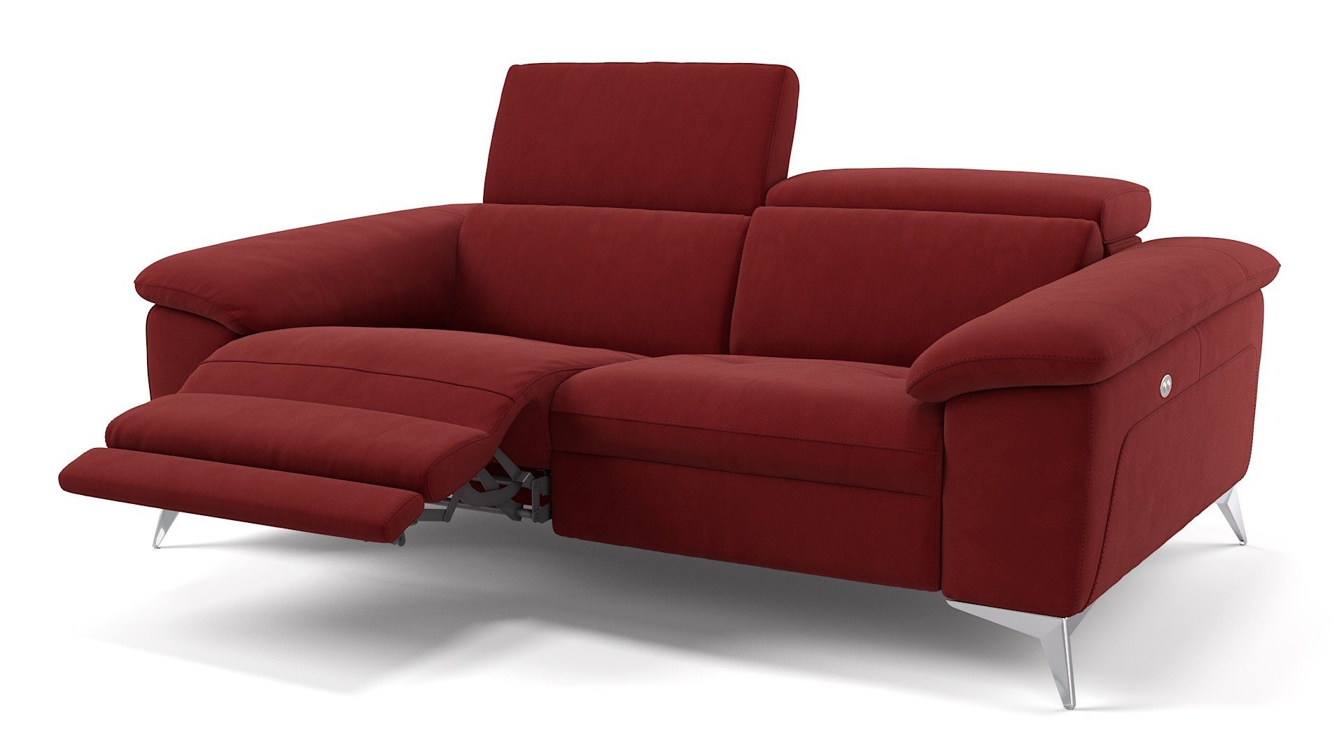 Sofanella 2-Sitzer Stoff STELLA, Relaxsofa, Designsofa, Designer Couch, Italienisches Sofa, 2er Sofa