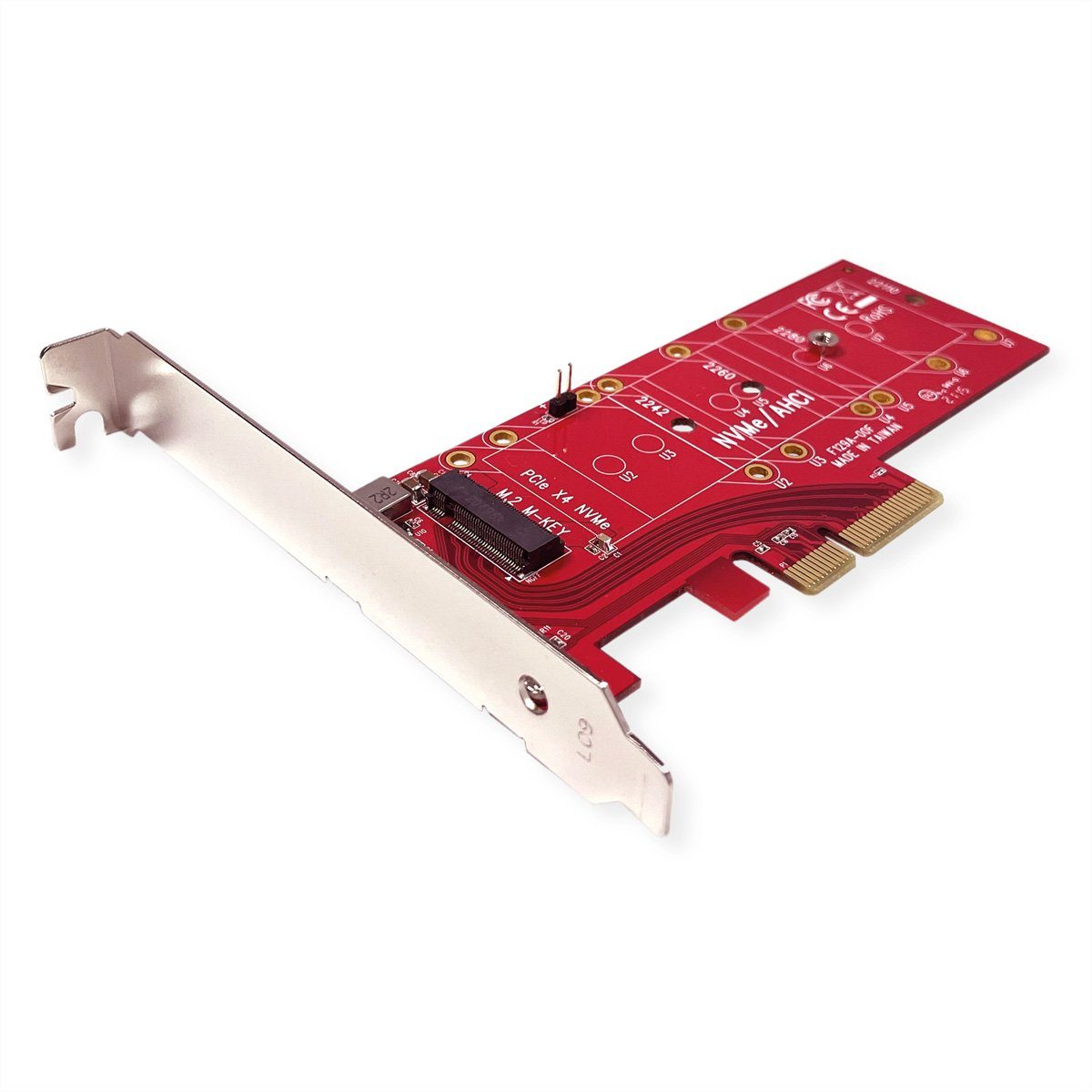 PCIe 4.0 x4 3.3V5A Host Adapter für PCIe-NVMe M.2 110mm SSD Computer-Adapter