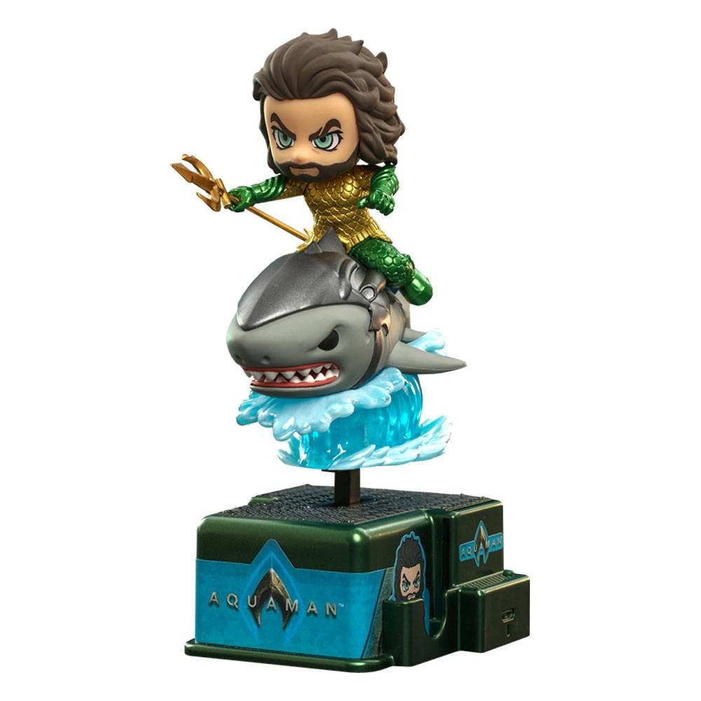 Hot Toys Actionfigur Aquaman CosRider Minifigur mit Sound und Leuchtfunktion Aquaman 13 cm, (1-tlg)
