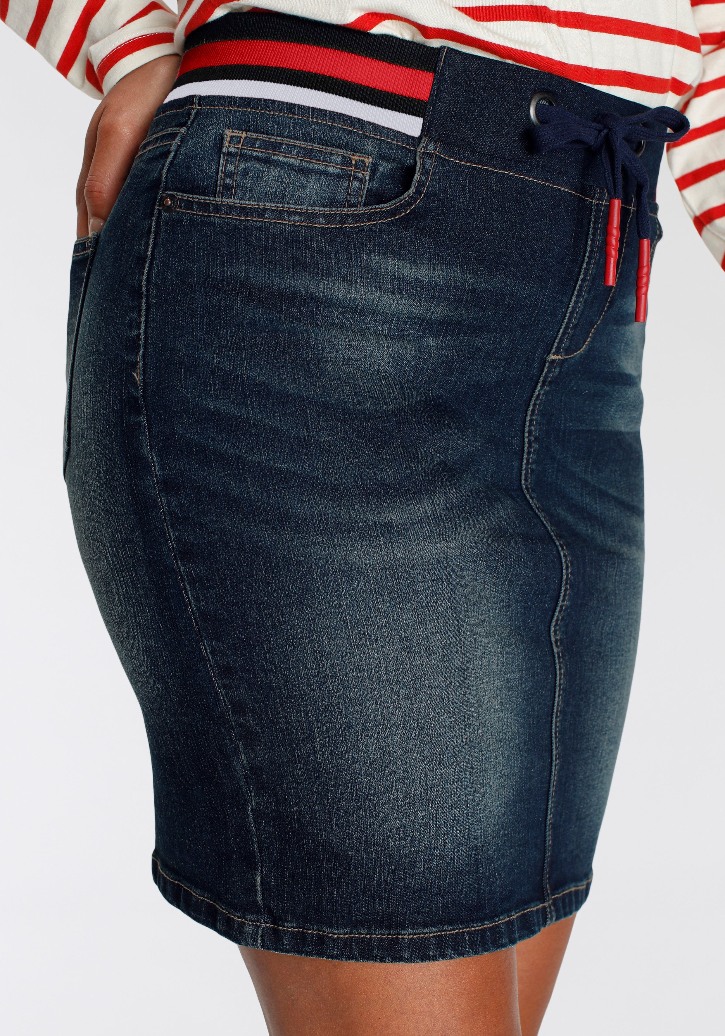H.I.S Jeansrock cleoHS elastischer Bund