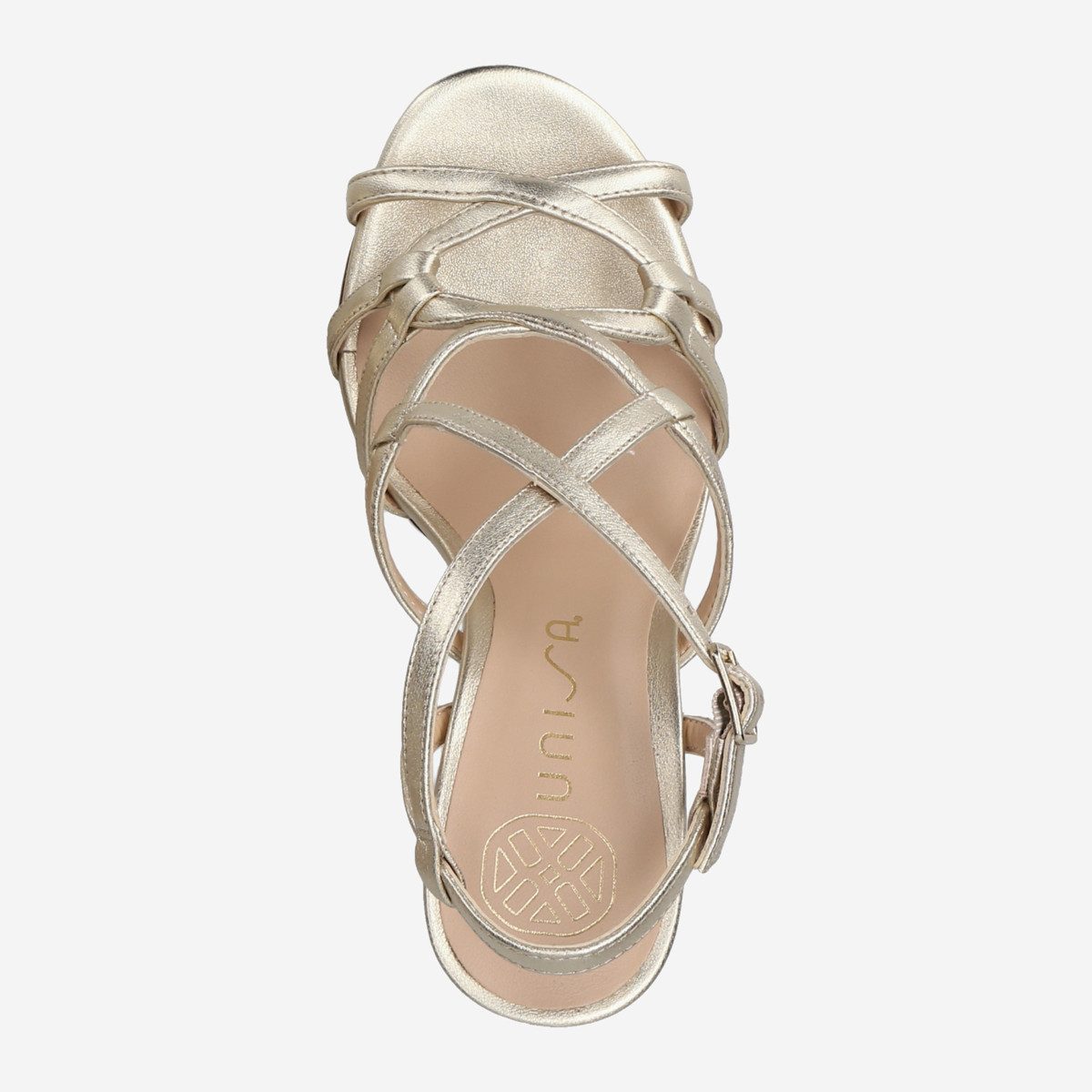 Unisa Unisa YULEN_LMT PLATINO, Sandaletten, Gold, Damen Sandalette