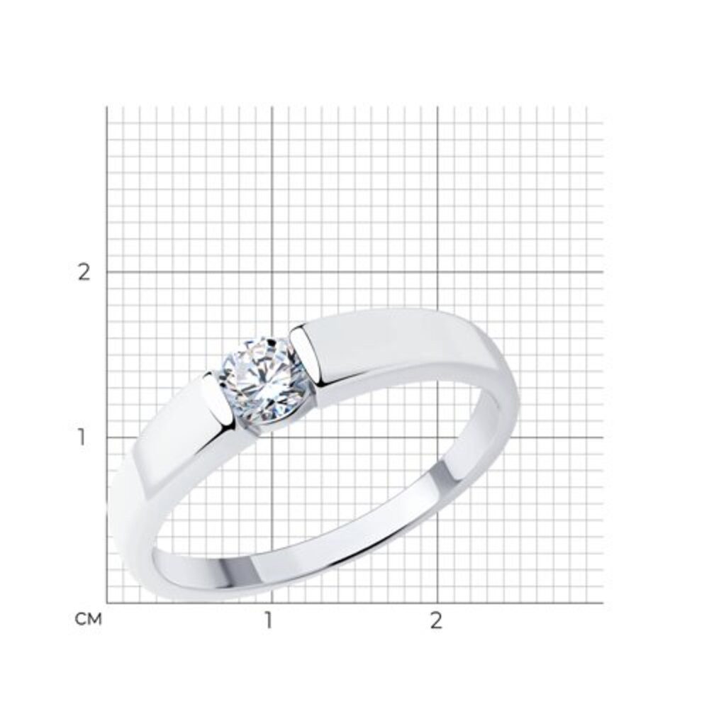Secretforyou Fingerring Fingerring Ring Silberring Zirkonia Stein Echtschmuck – Bild 5 von 5