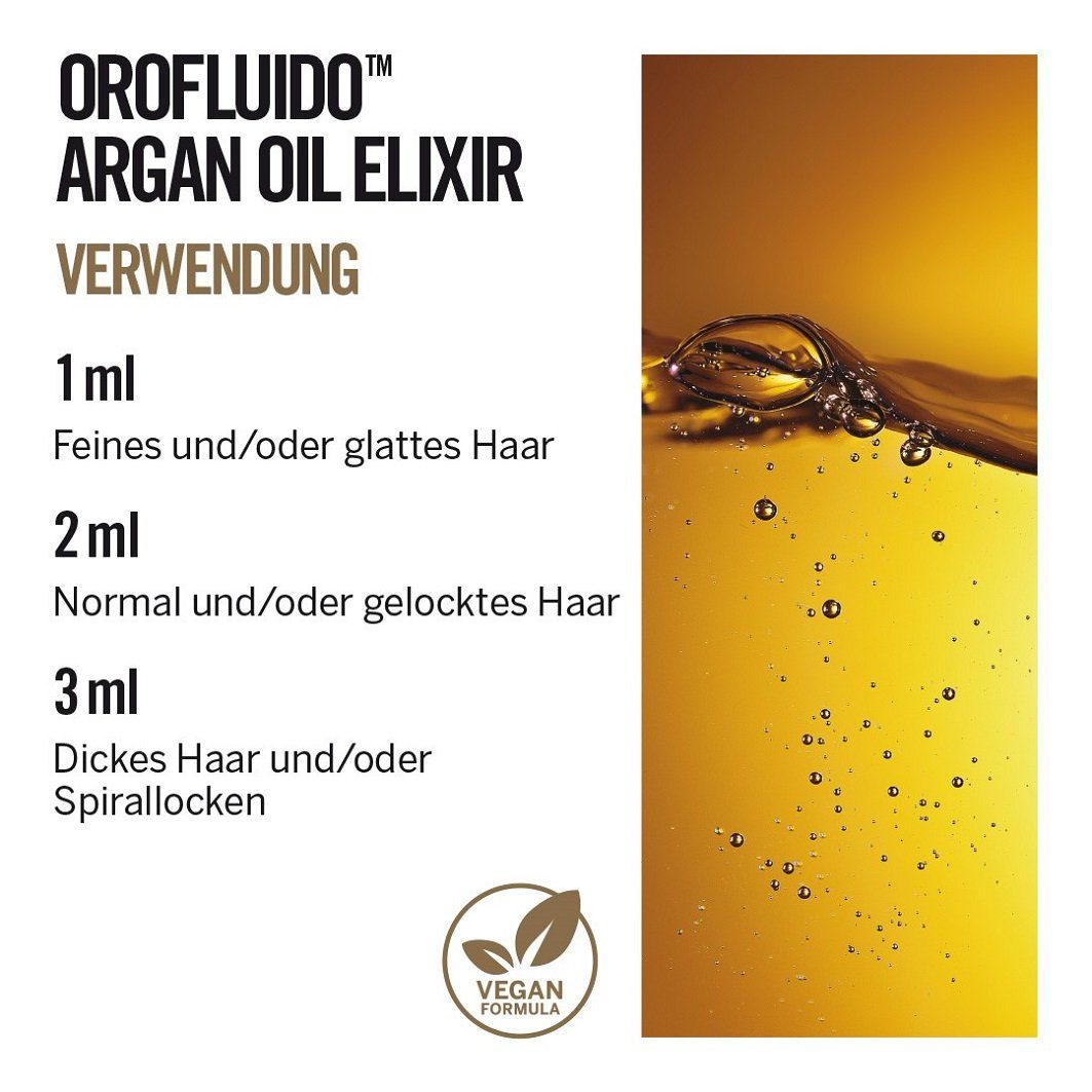 REVLON PROFESSIONAL Haaröl OROFLUIDO ARGAN ORIGINAL ELIXIR, Vegan